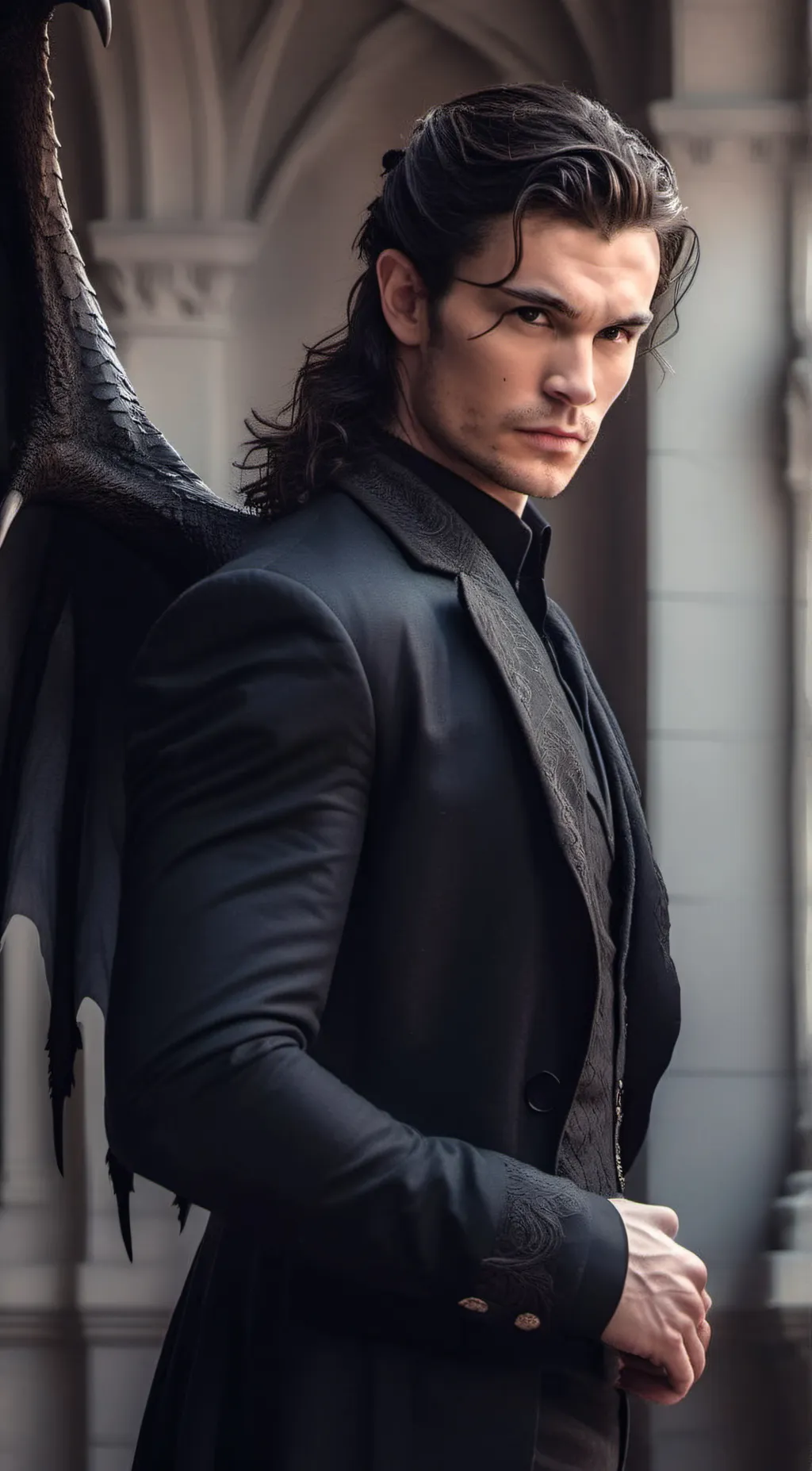 ai character: Draco Thorn background