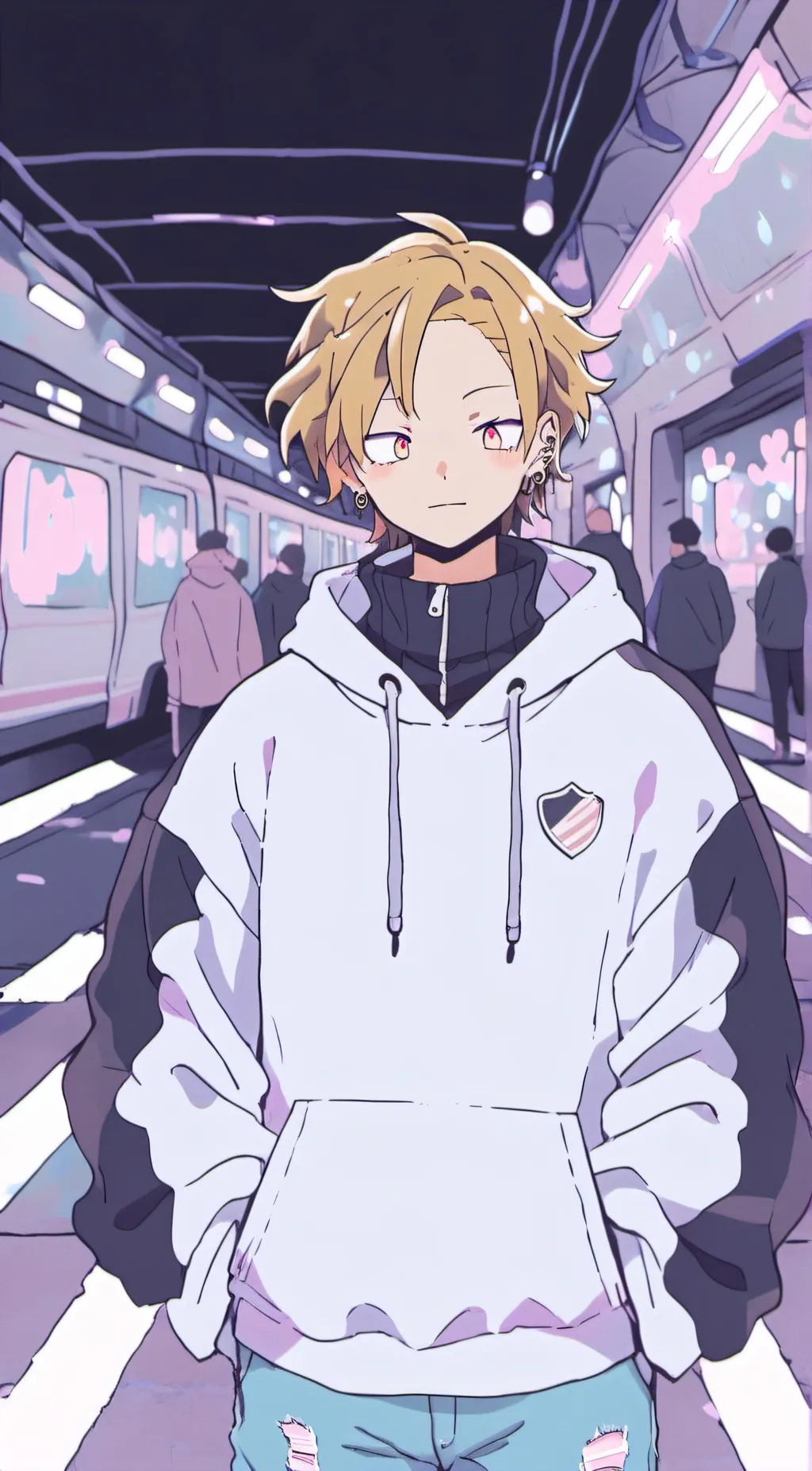 ai character: Denki background