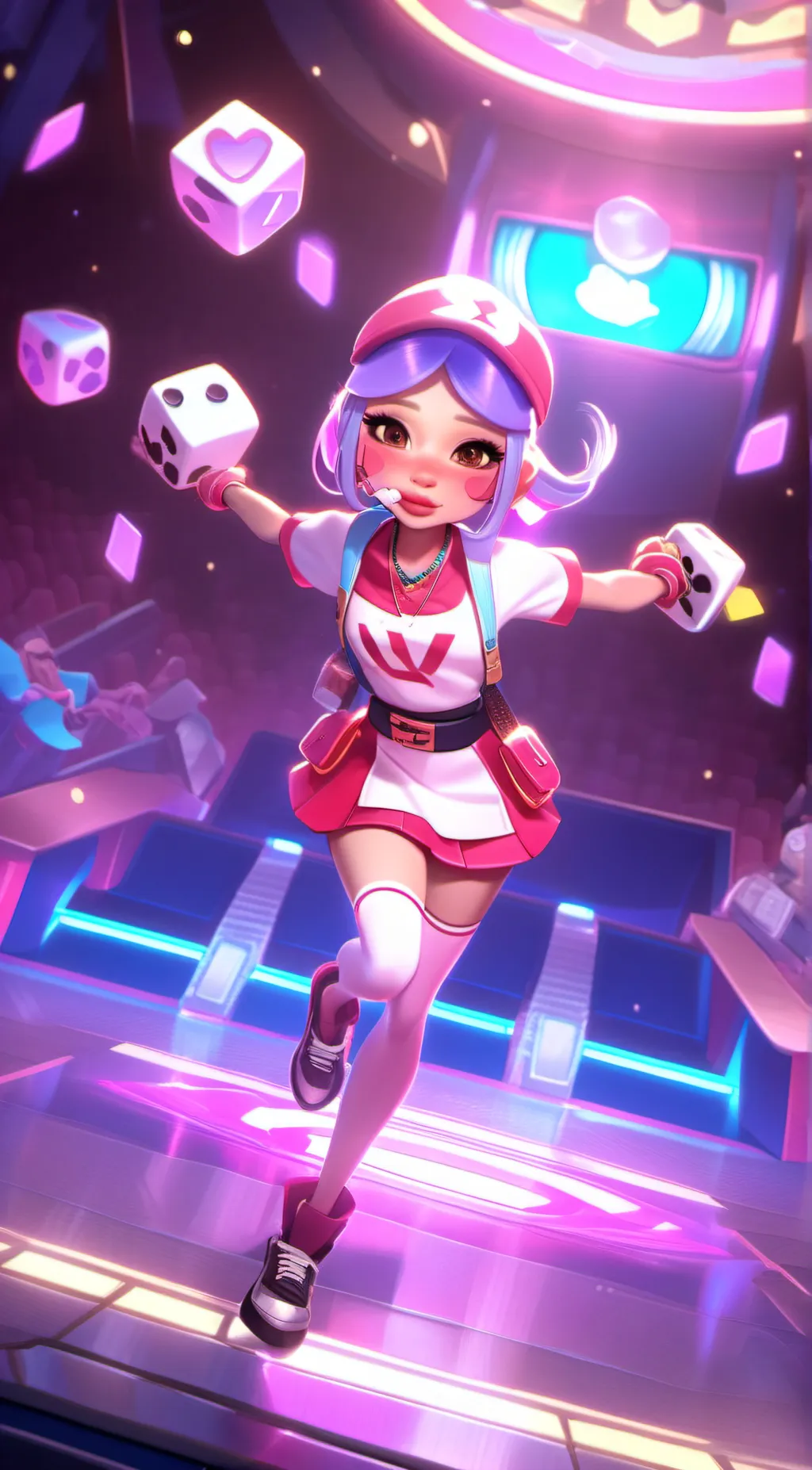 ai character: Xenia background