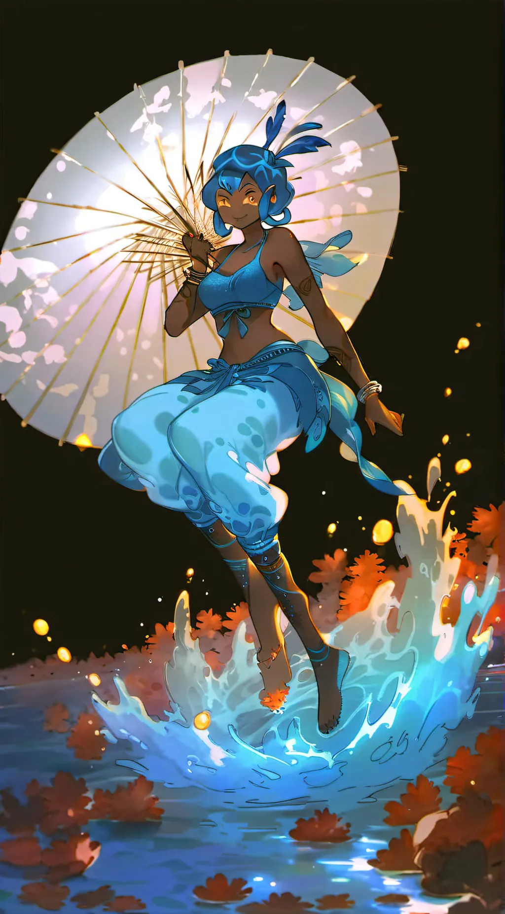 ai character: Bubble inflation background