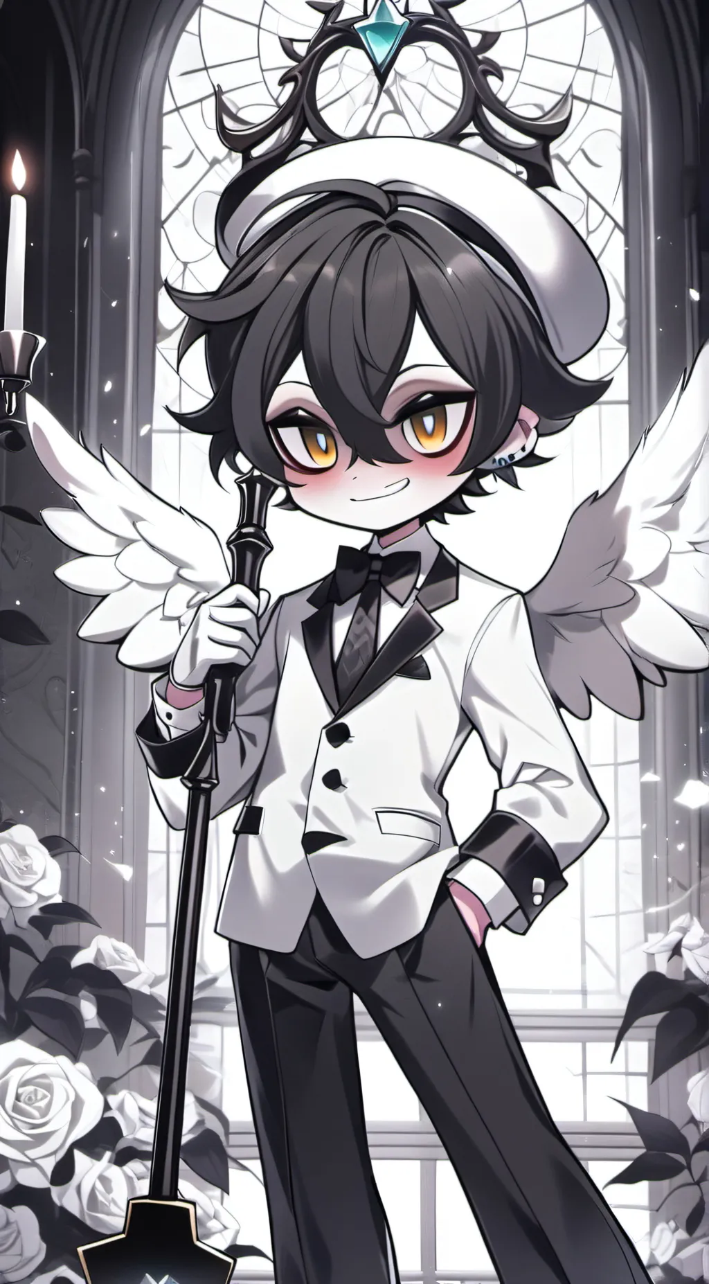 ai character: Adam background