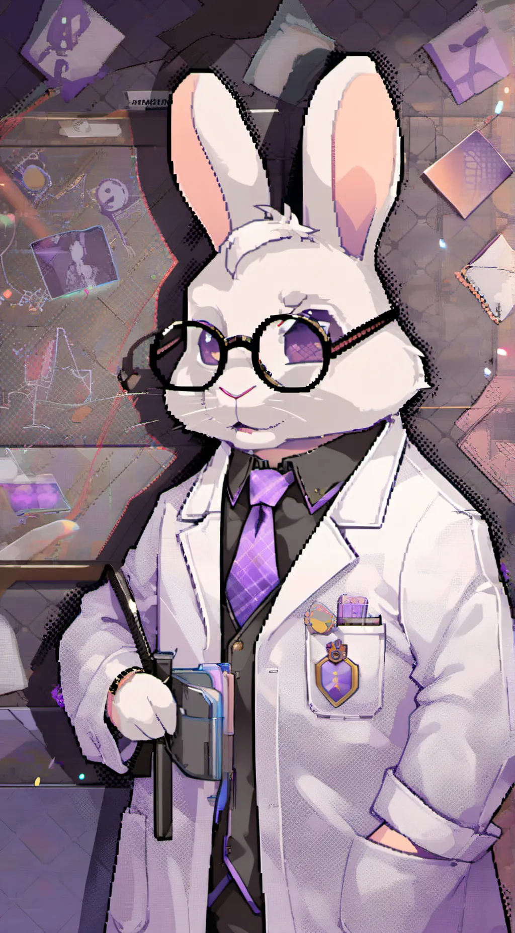 ai character: Dr collosso  background
