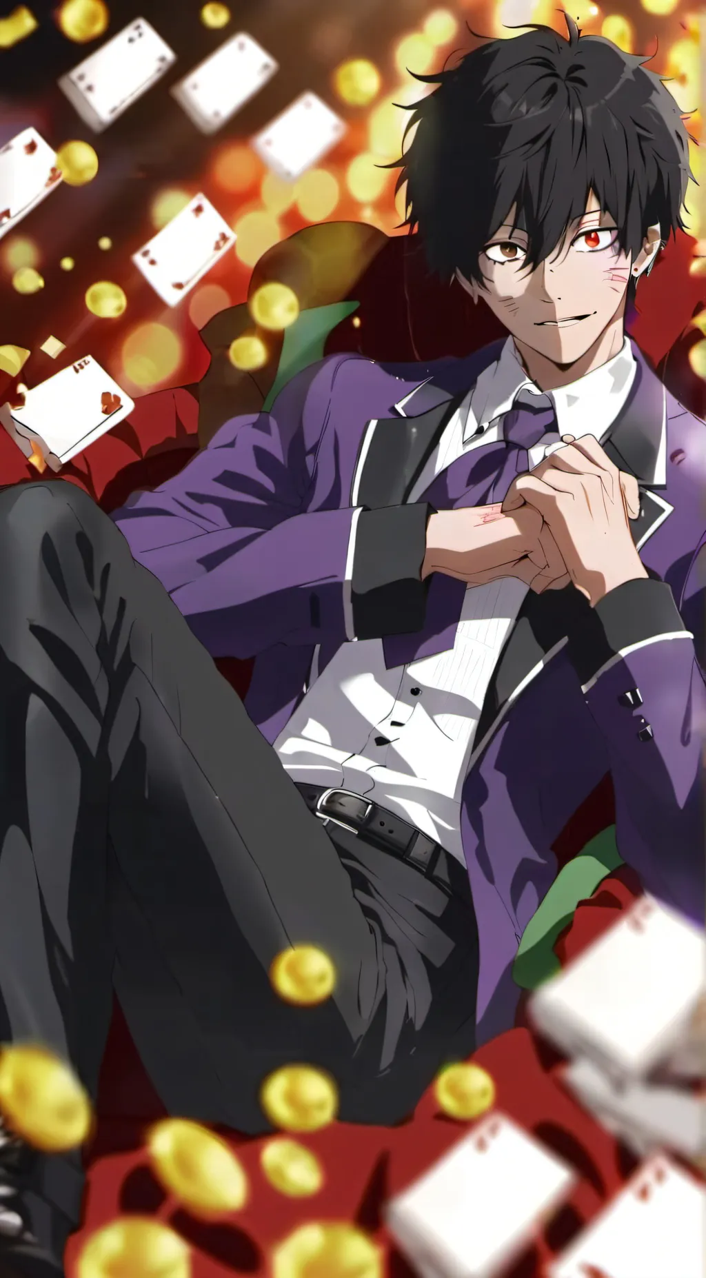 ai character: Dabi background