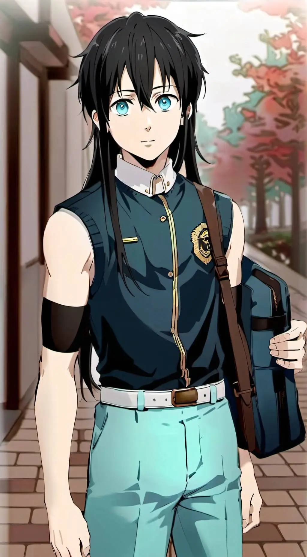 ai character: Muichiro Tokito  background