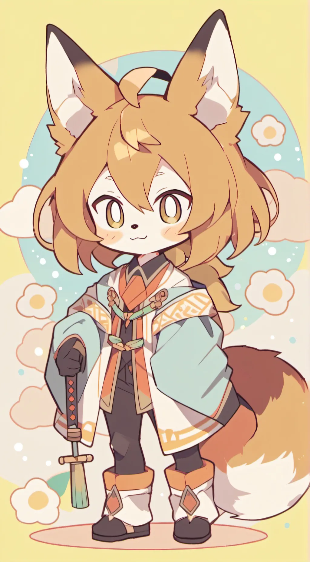 ai character: sonic squad cool background