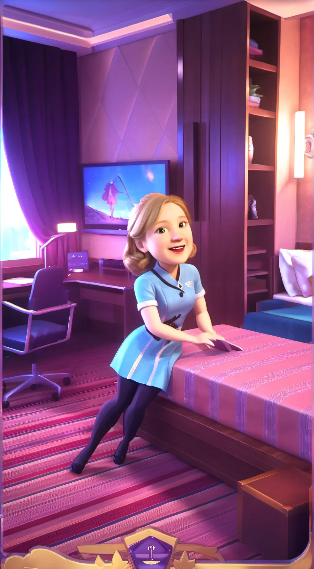 ai character: elysia  background