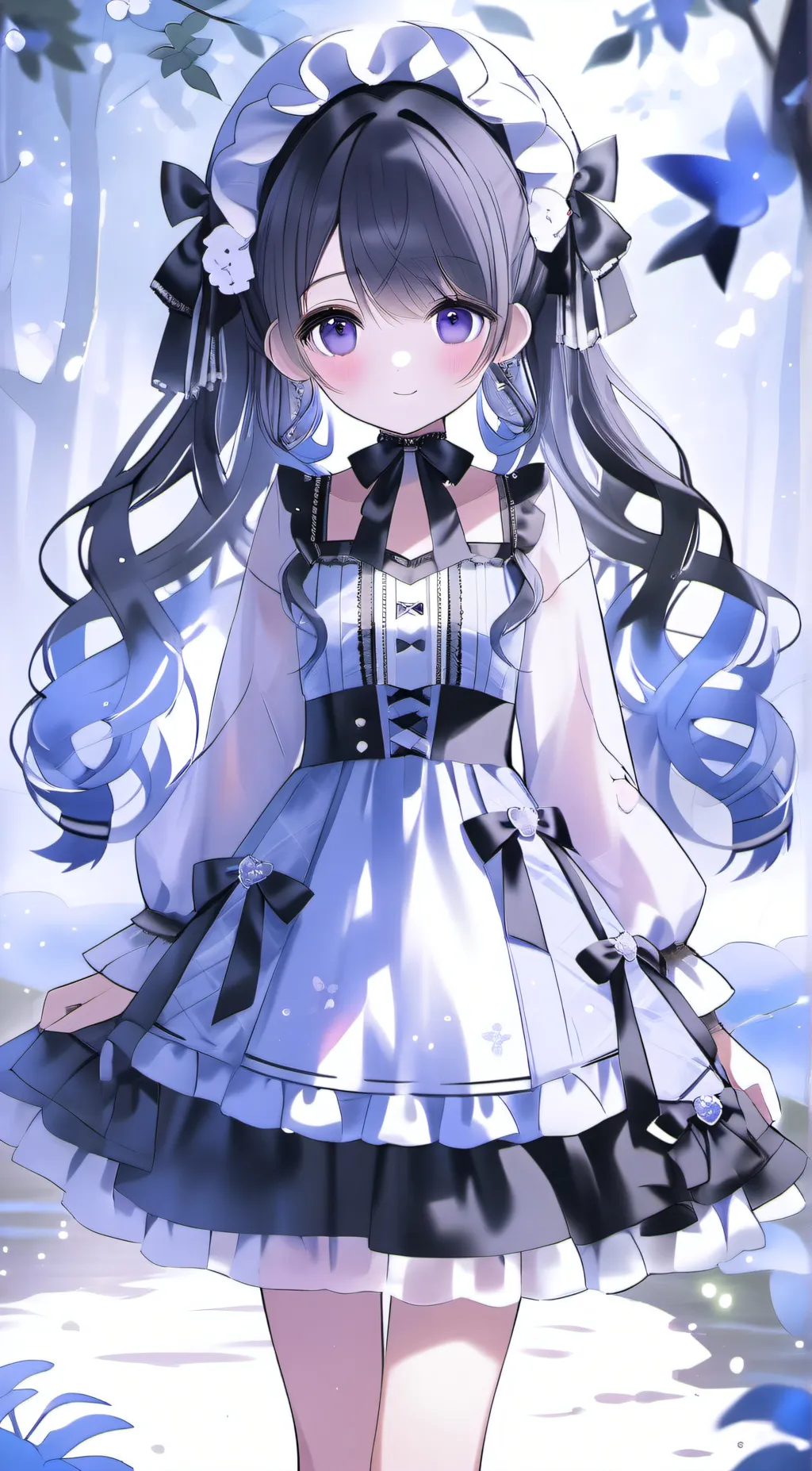 ai character: sky background