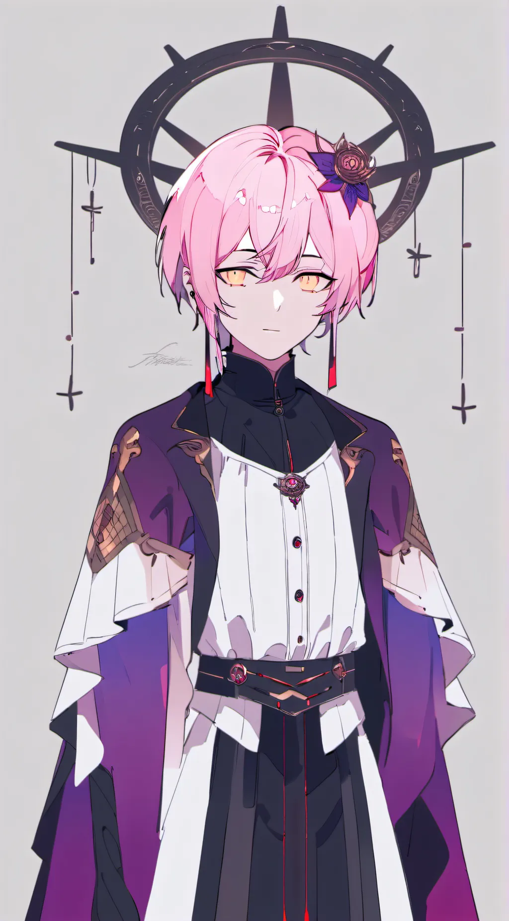 ai character: Rose background