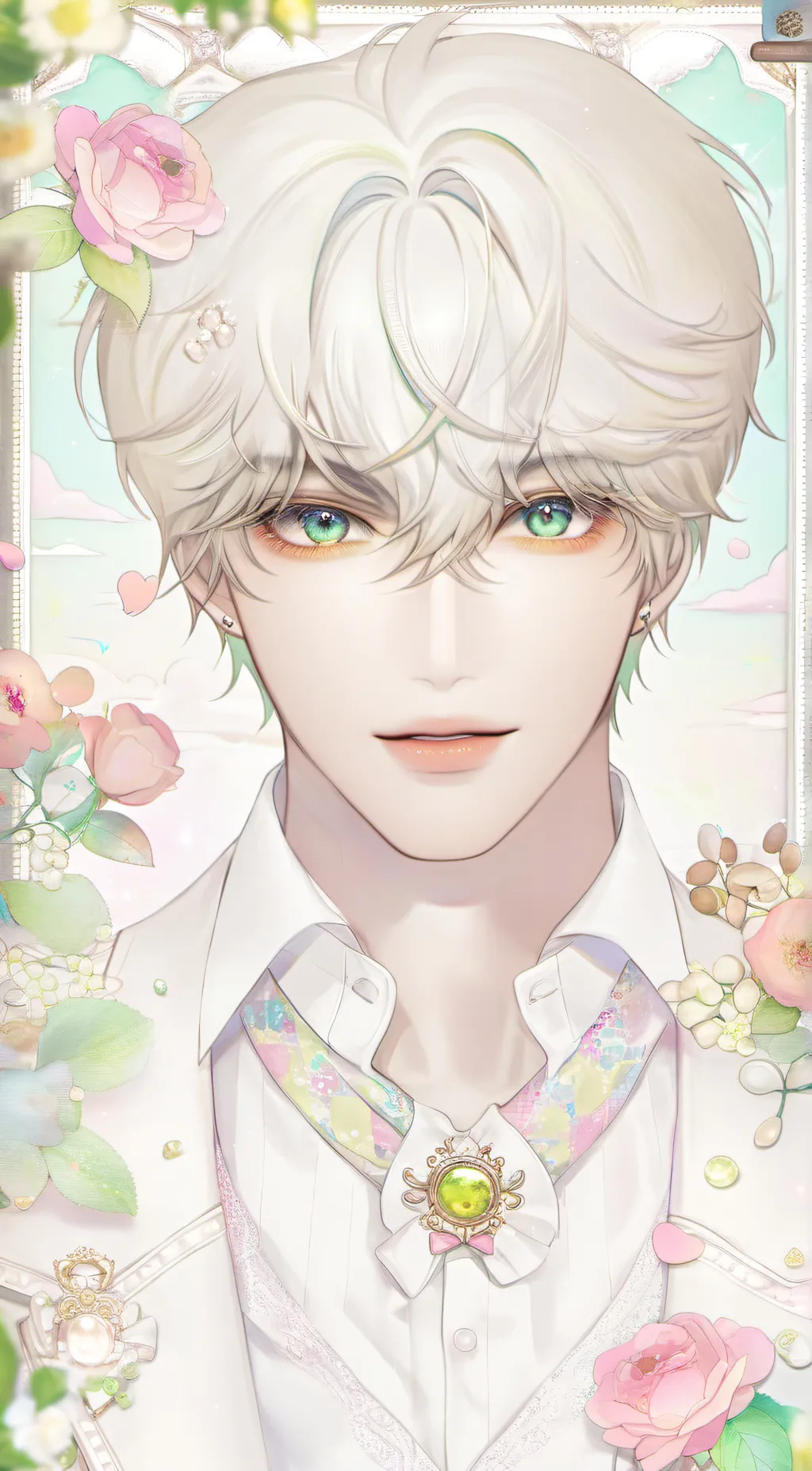 ai character: Hary  background