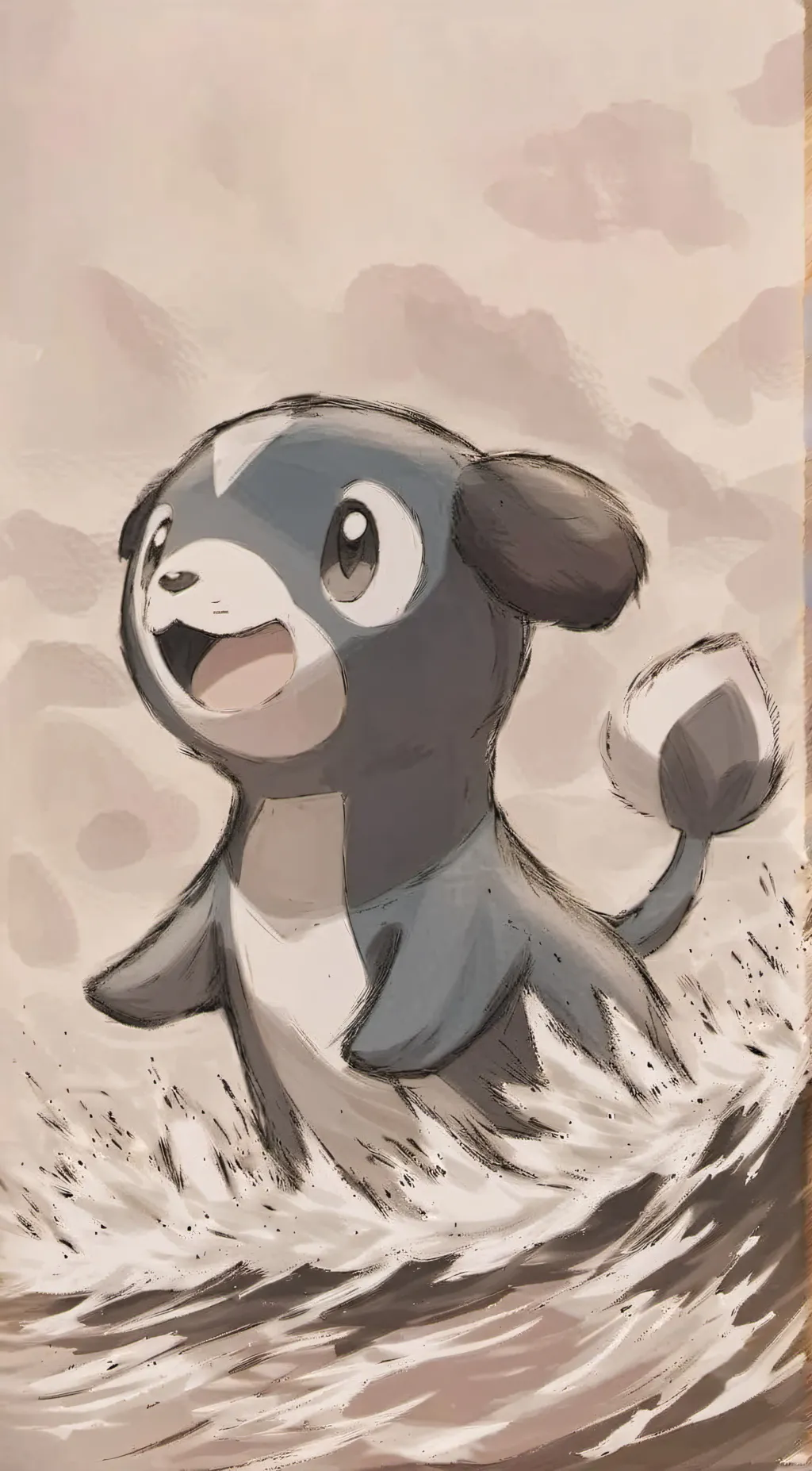 ai character: ♡Popplio♡ background