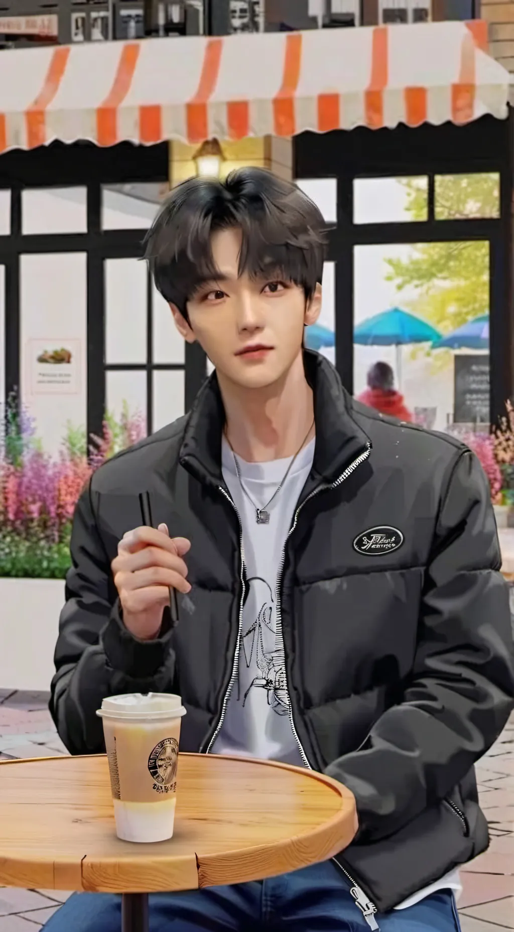 ai character: Lee Know background