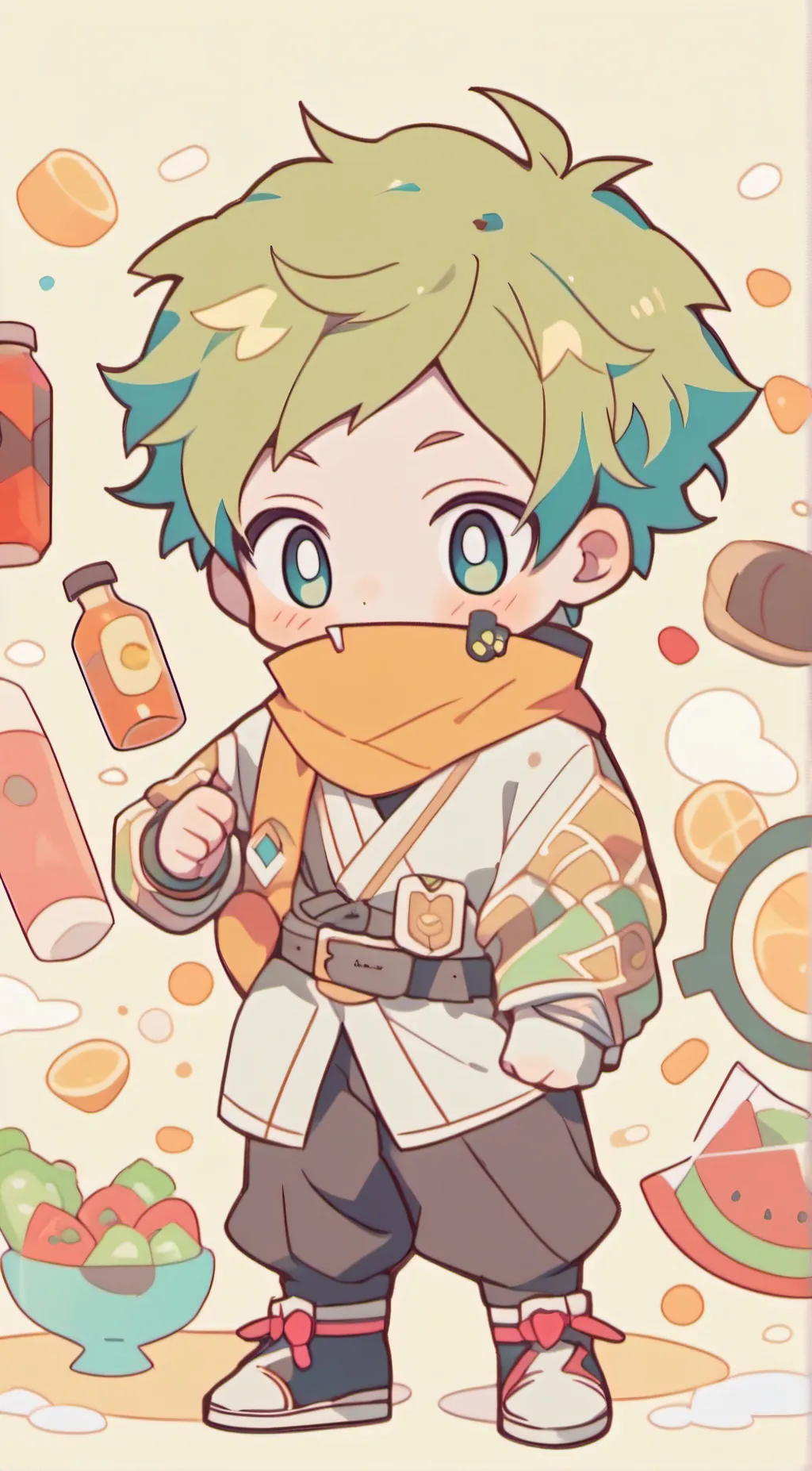 ai character: ioky background