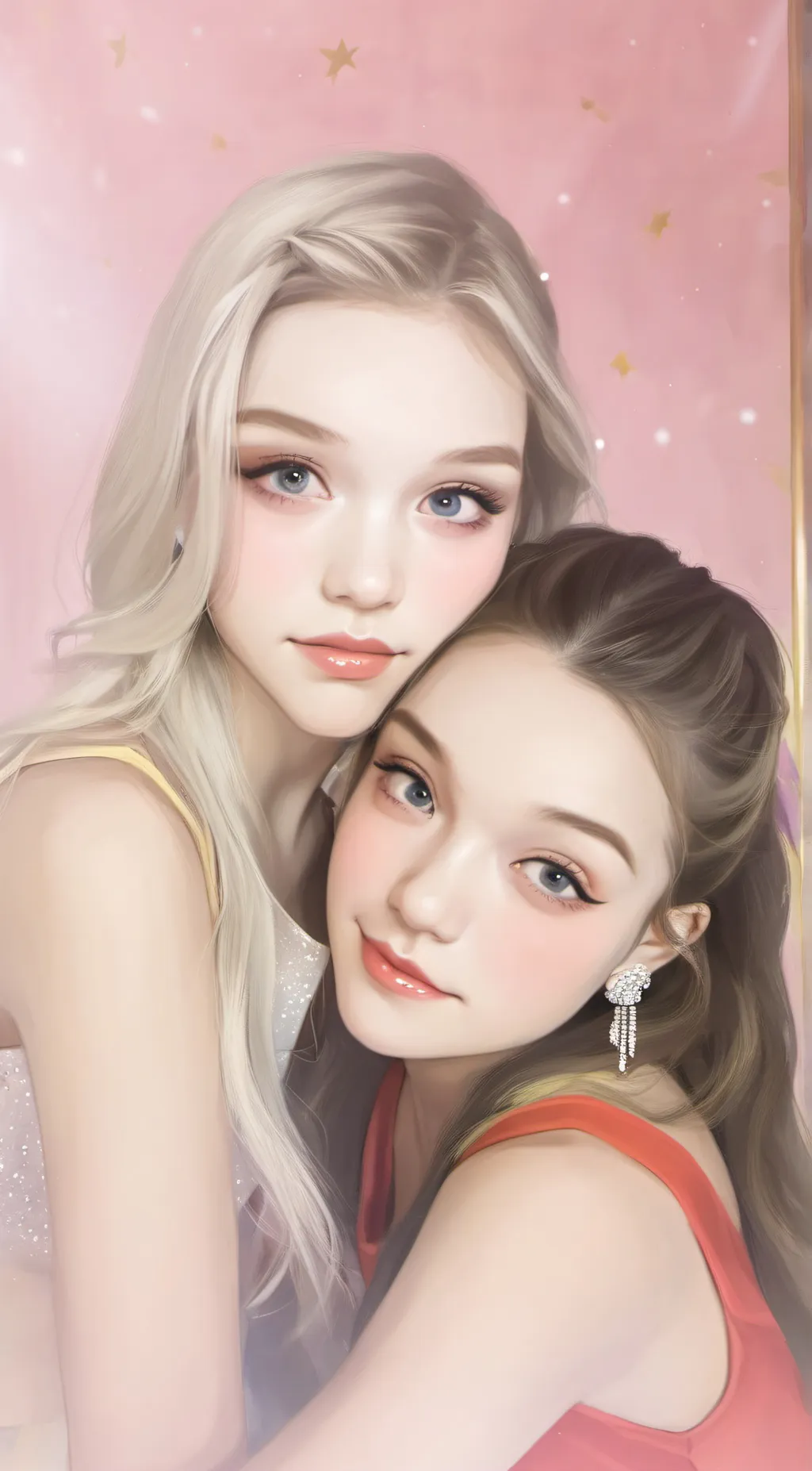 ai character: maddie&kendall  background