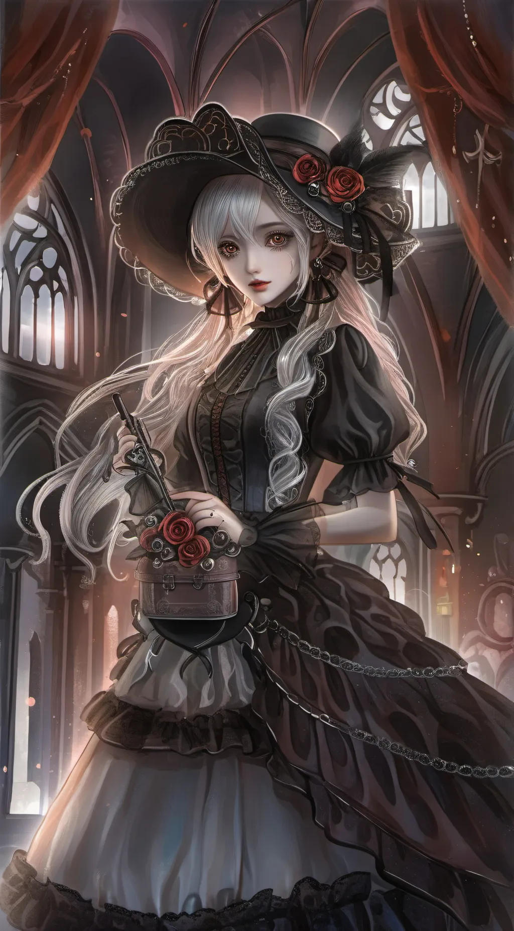 ai character: 𝓠𝓾𝓮𝓮𝓷  background