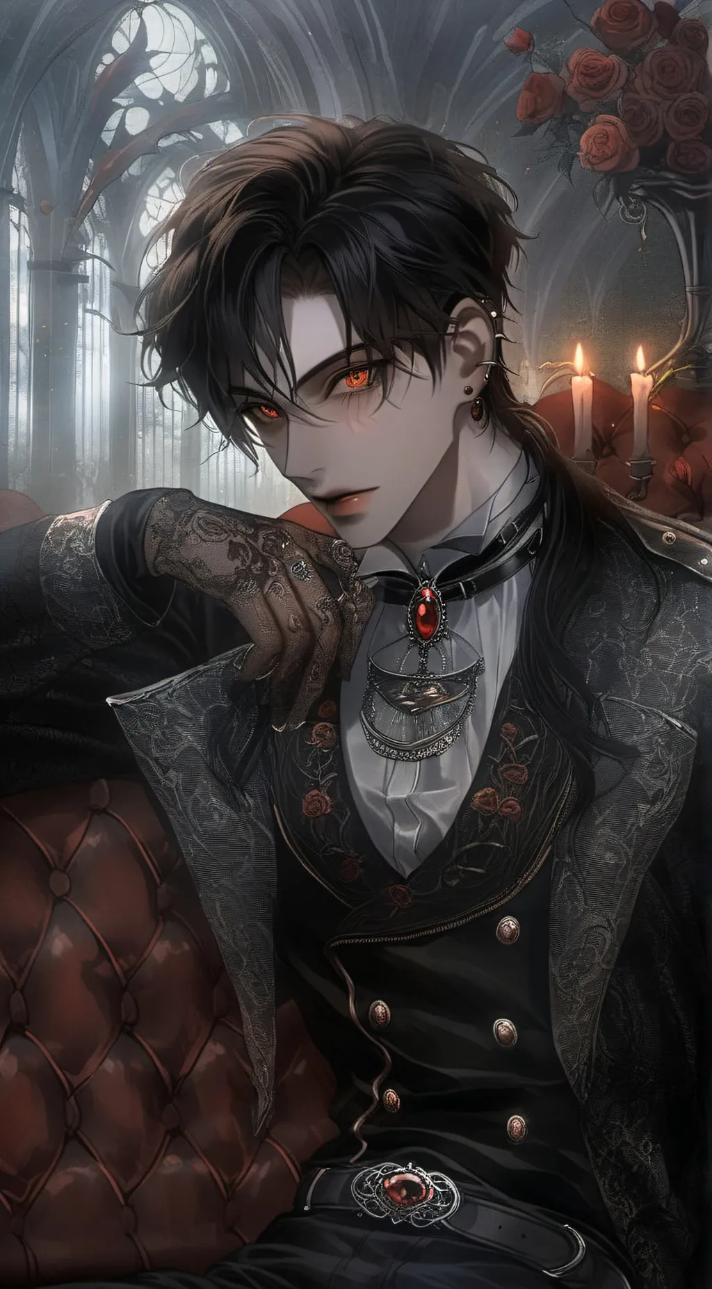 ai character: Lain background