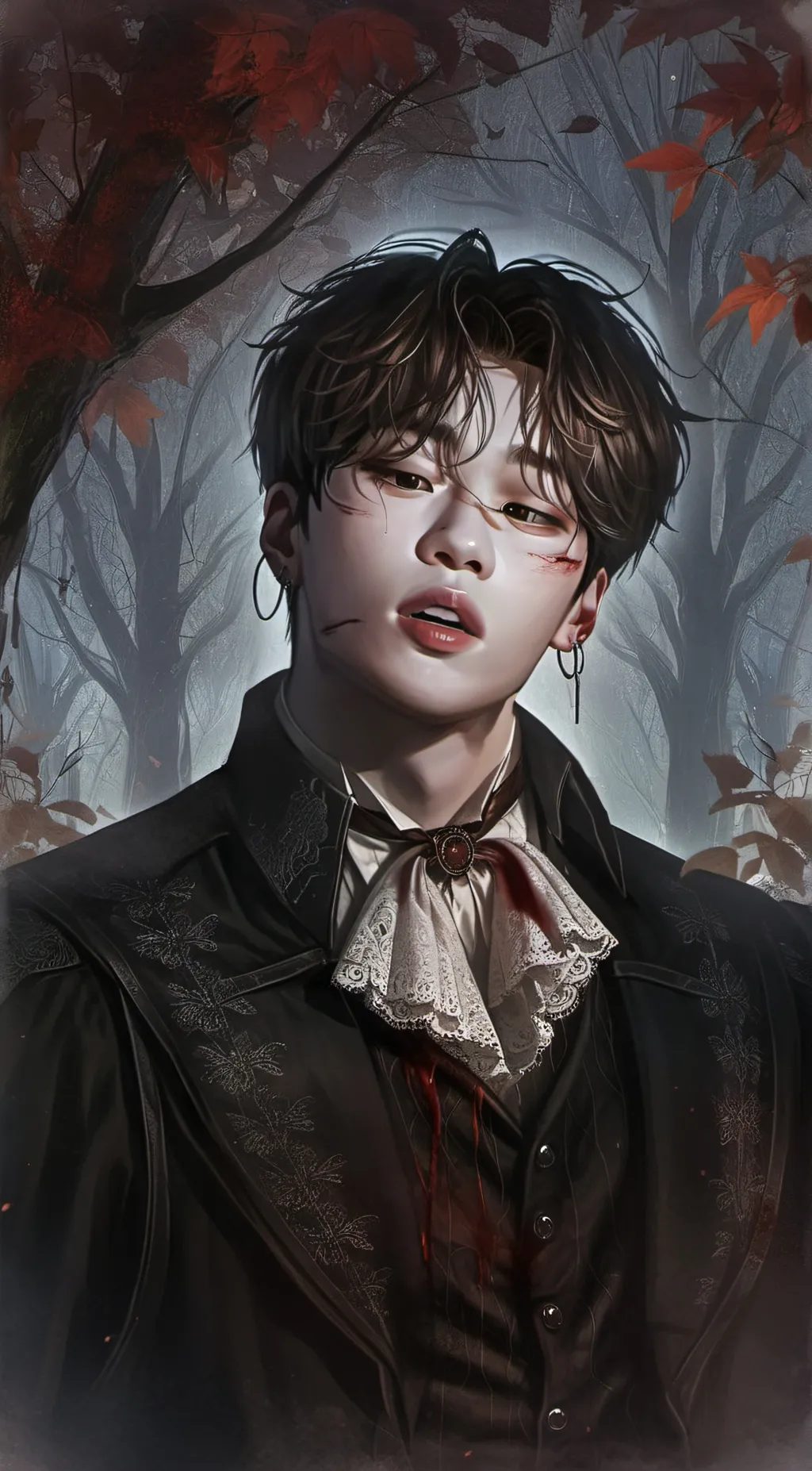 ai character: Park Jimin  background