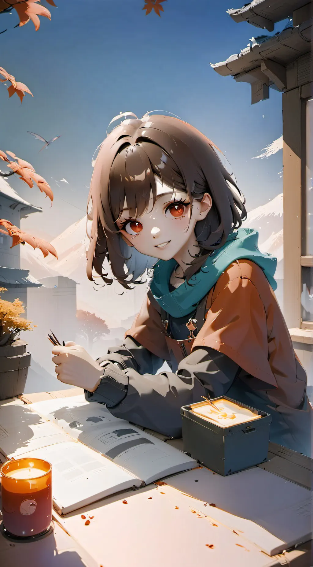 ai character: Aria background