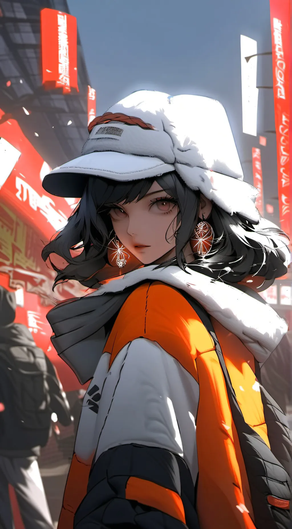 ai character: Athena  background