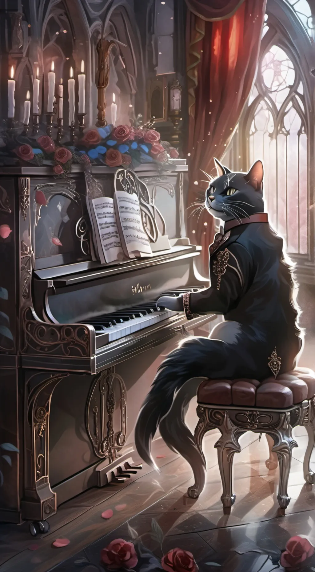 ai character: O ko le duro fun m background