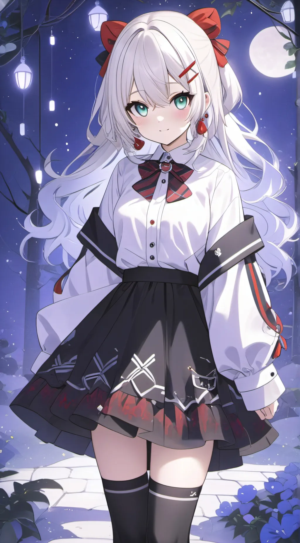 ai character: Luna background