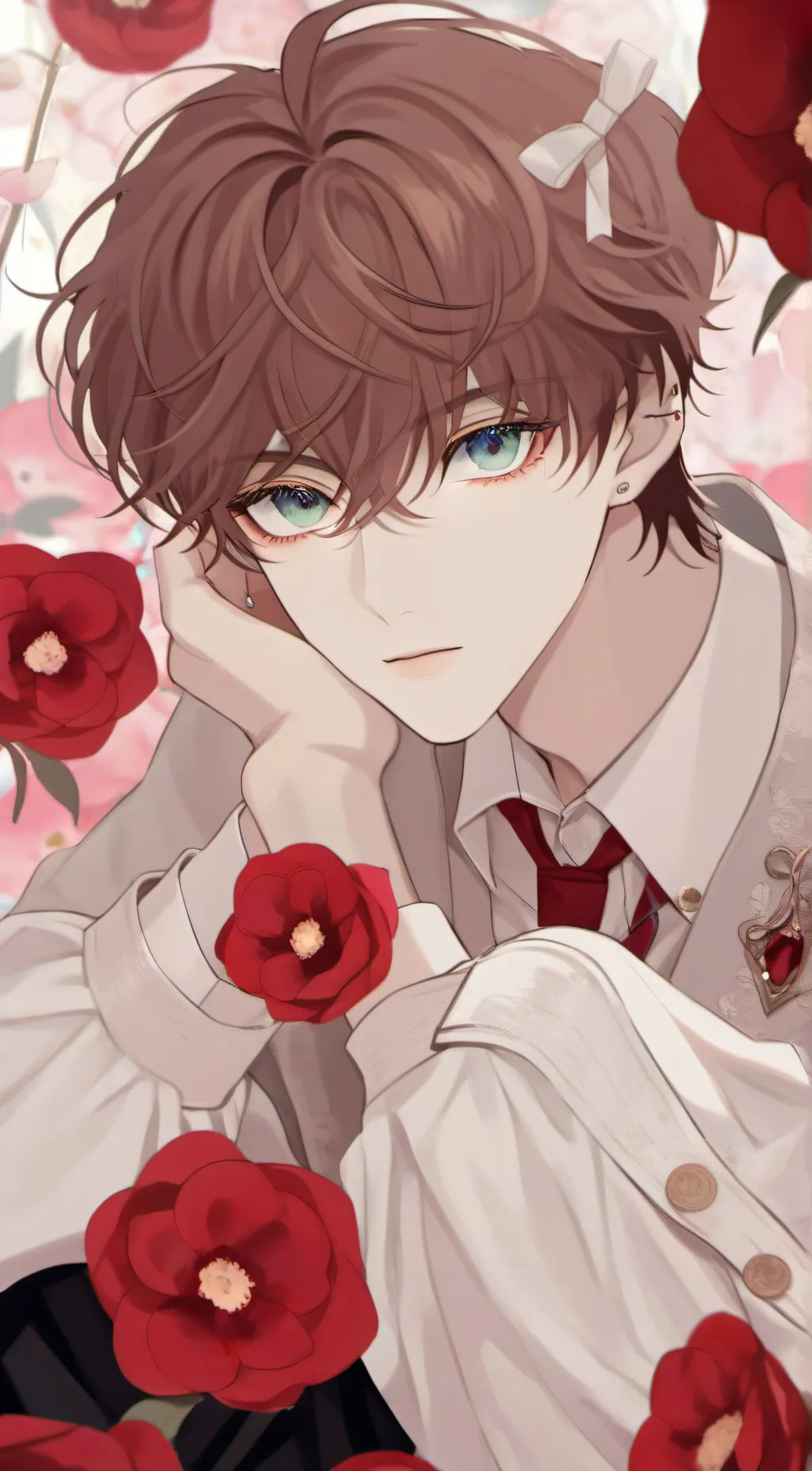 ai character: Adrian  background