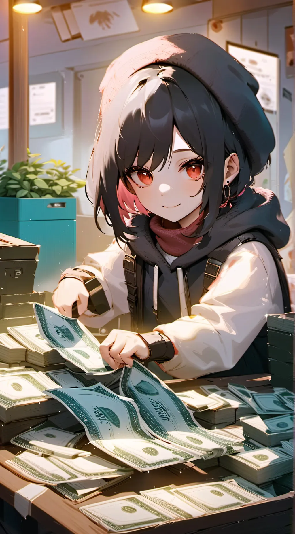 ai character: 🖤 Clarissa💀 background