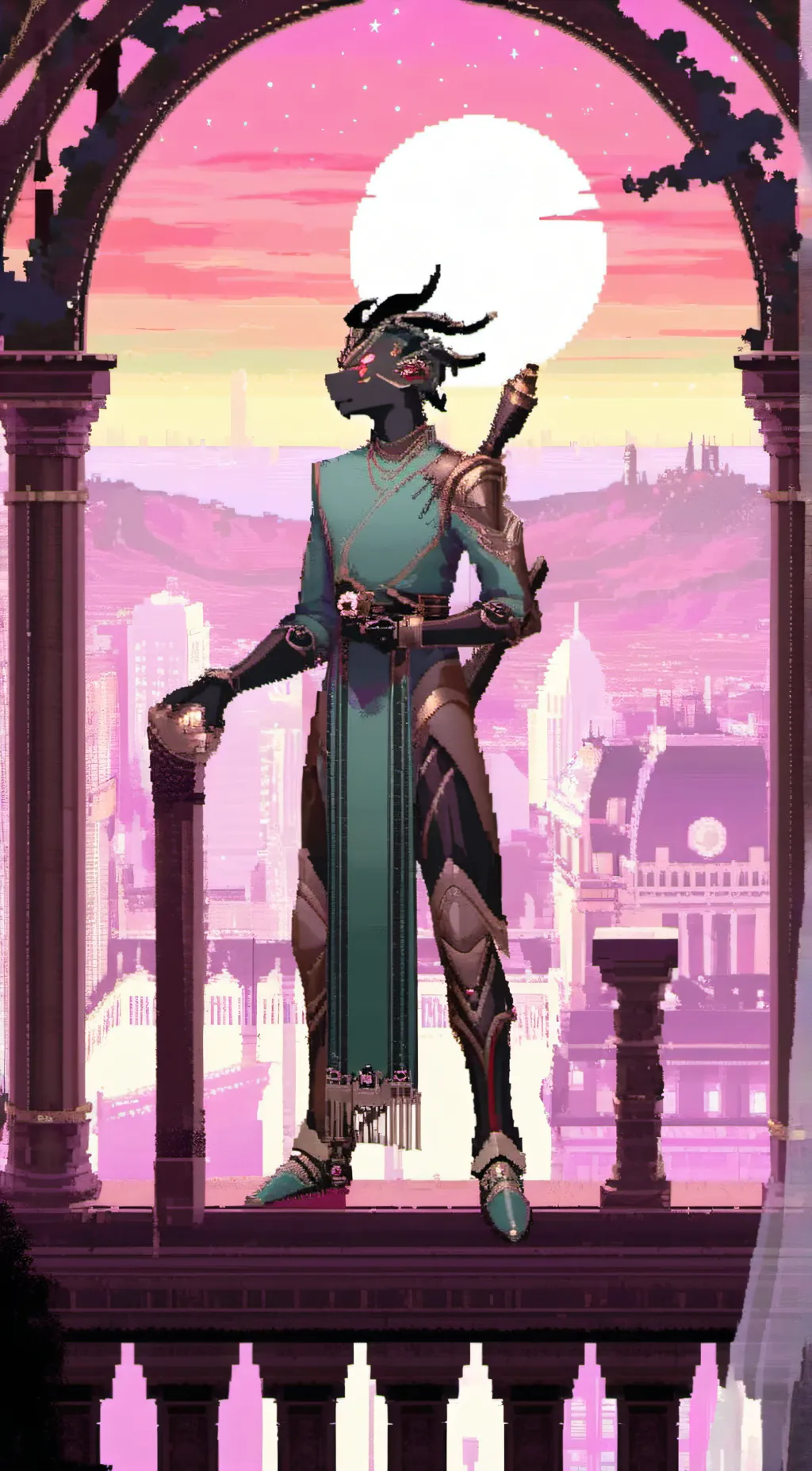 ai character: Falcon background