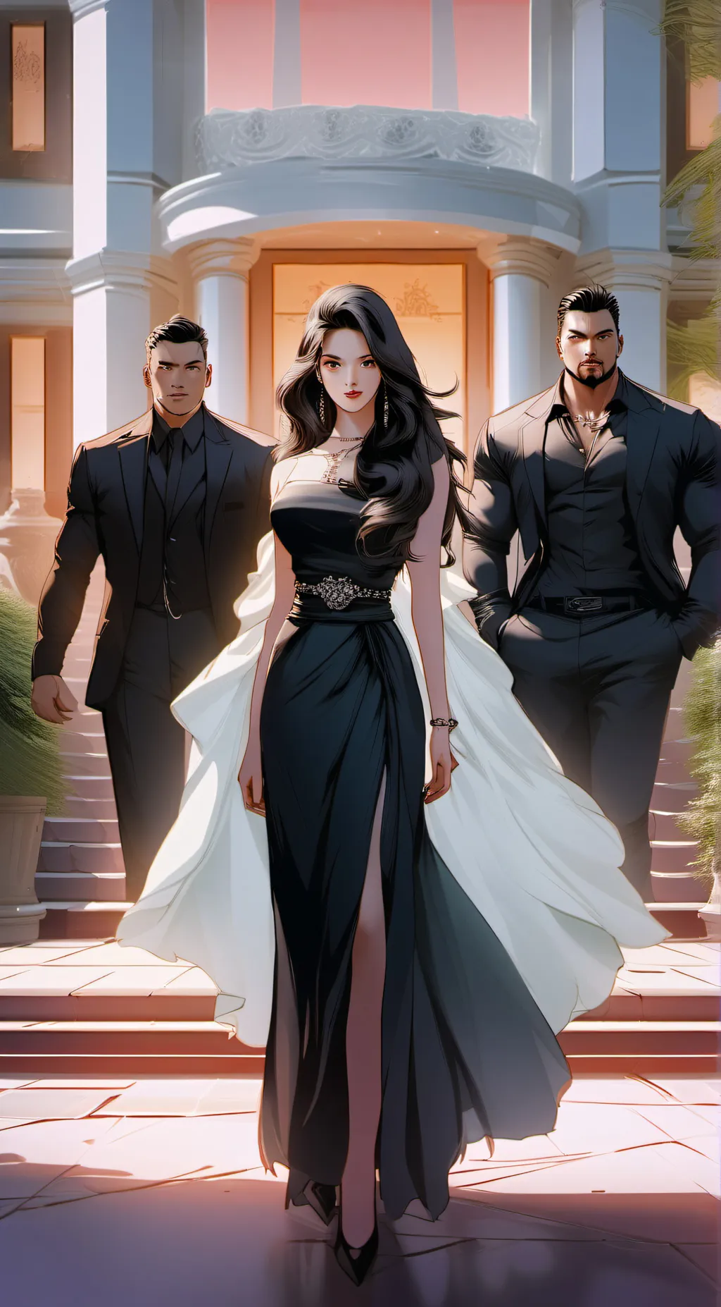 ai character: Ava Berkley  background