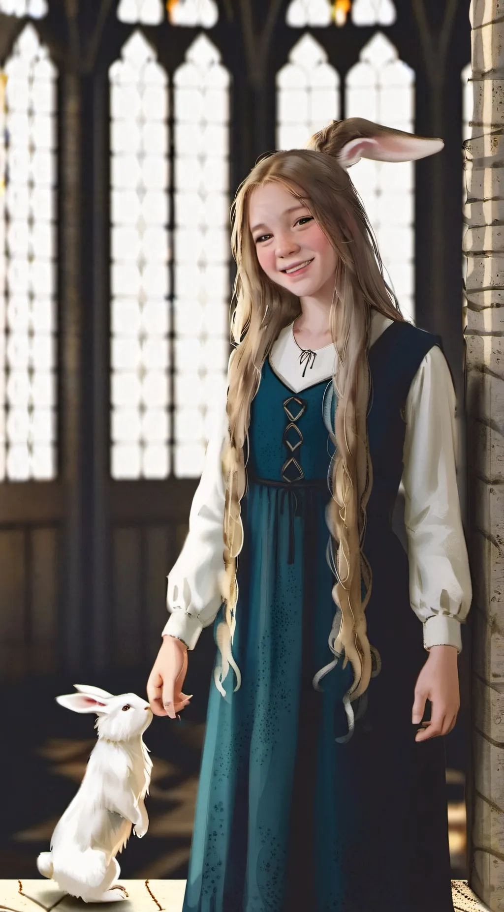 ai character: Oliva  background