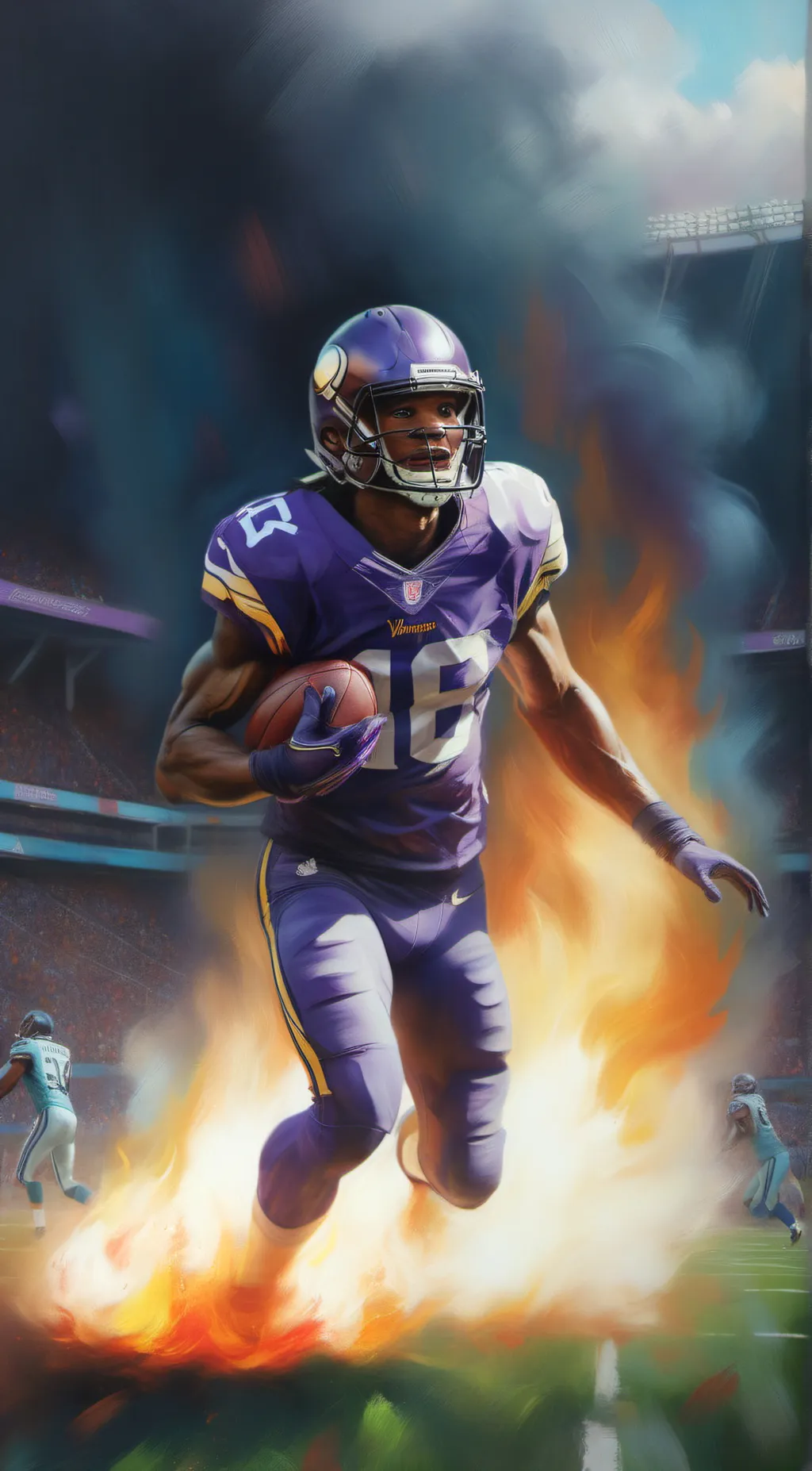 ai character: Justin jefferson background