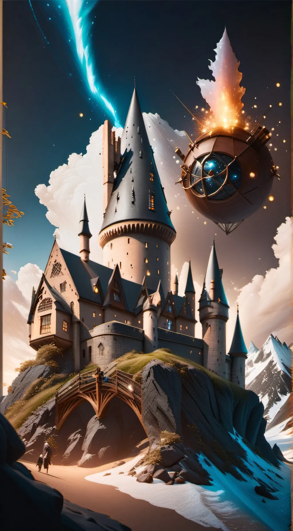 ai character: Announcement 2 background