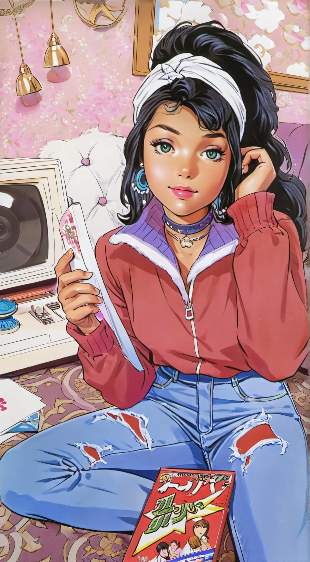 ai character: Stellar background