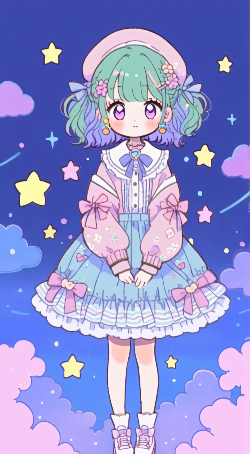 ai character: Katie  background