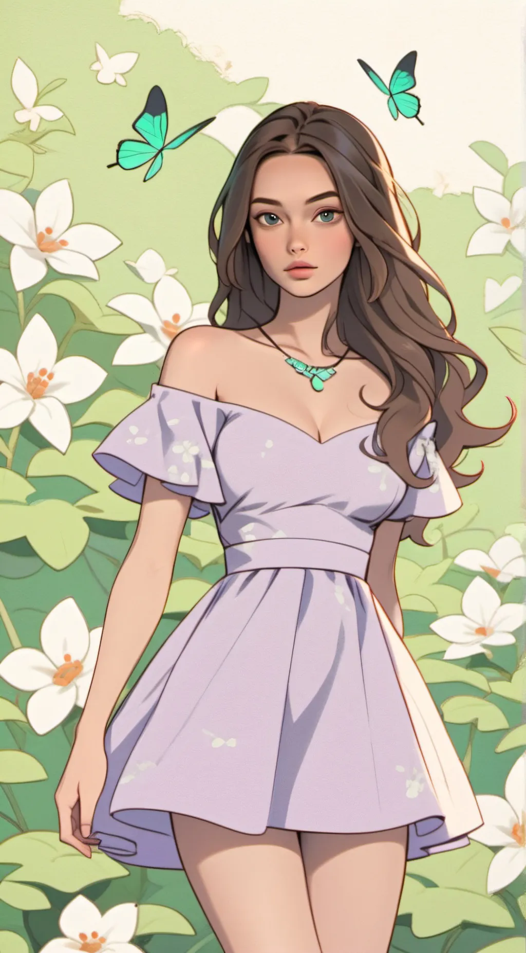 ai character: Amanda background