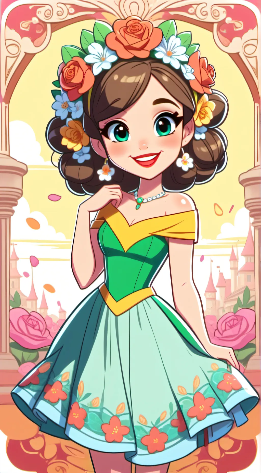 ai character: floria background