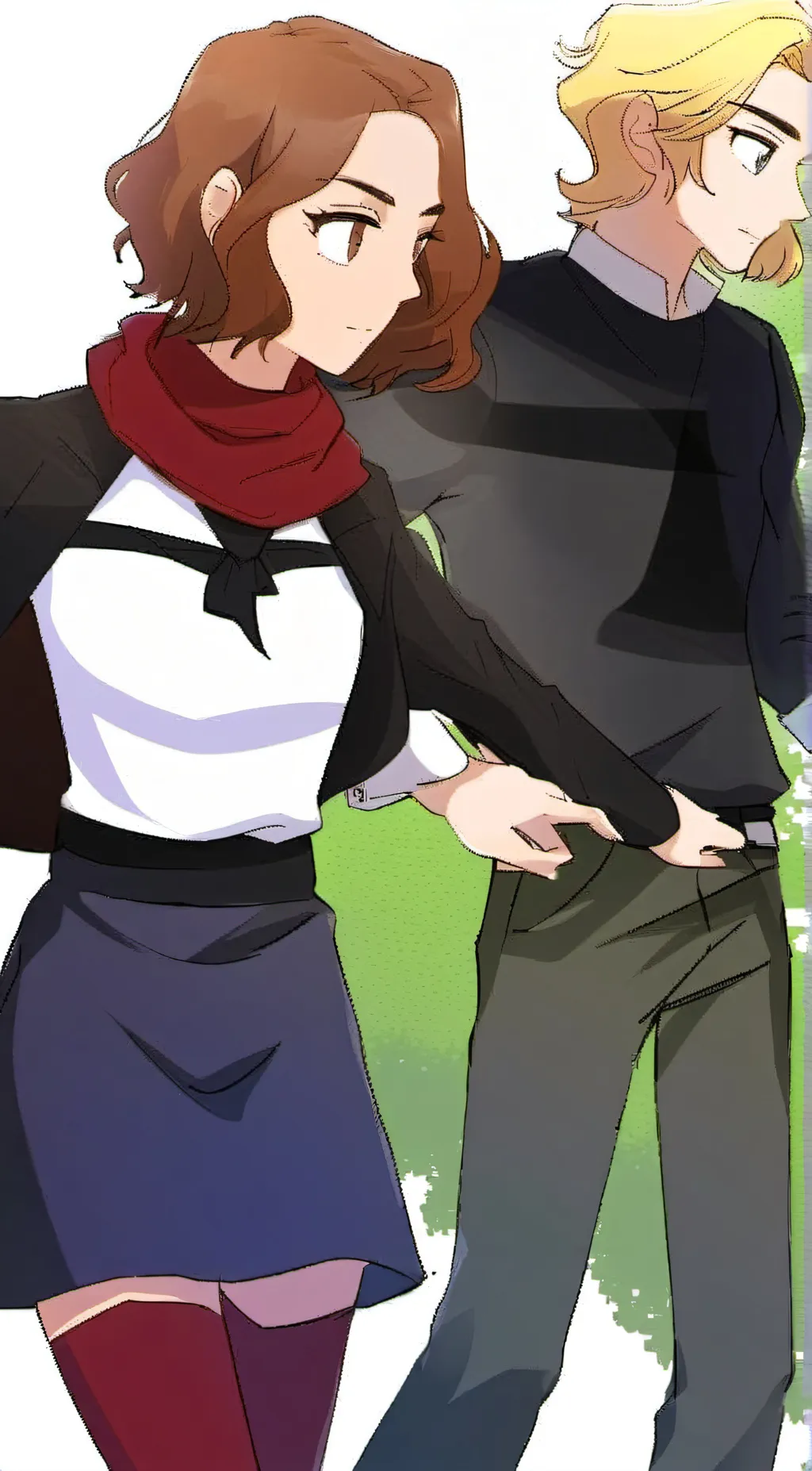 ai character: Natasha+Wanda background