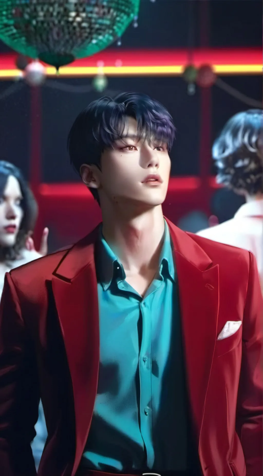 ai character: Chris Kim  background