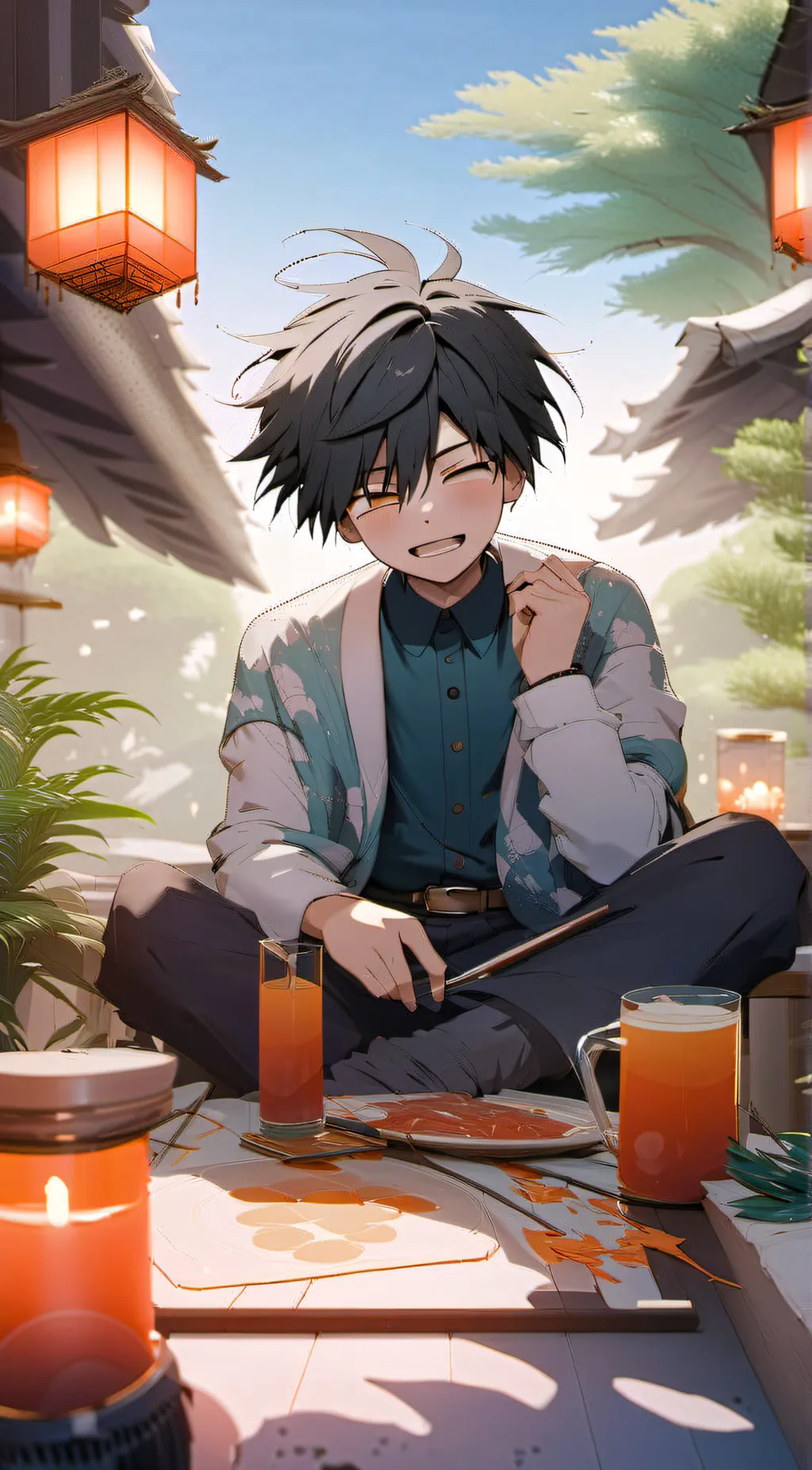 ai character: hanako-kun background