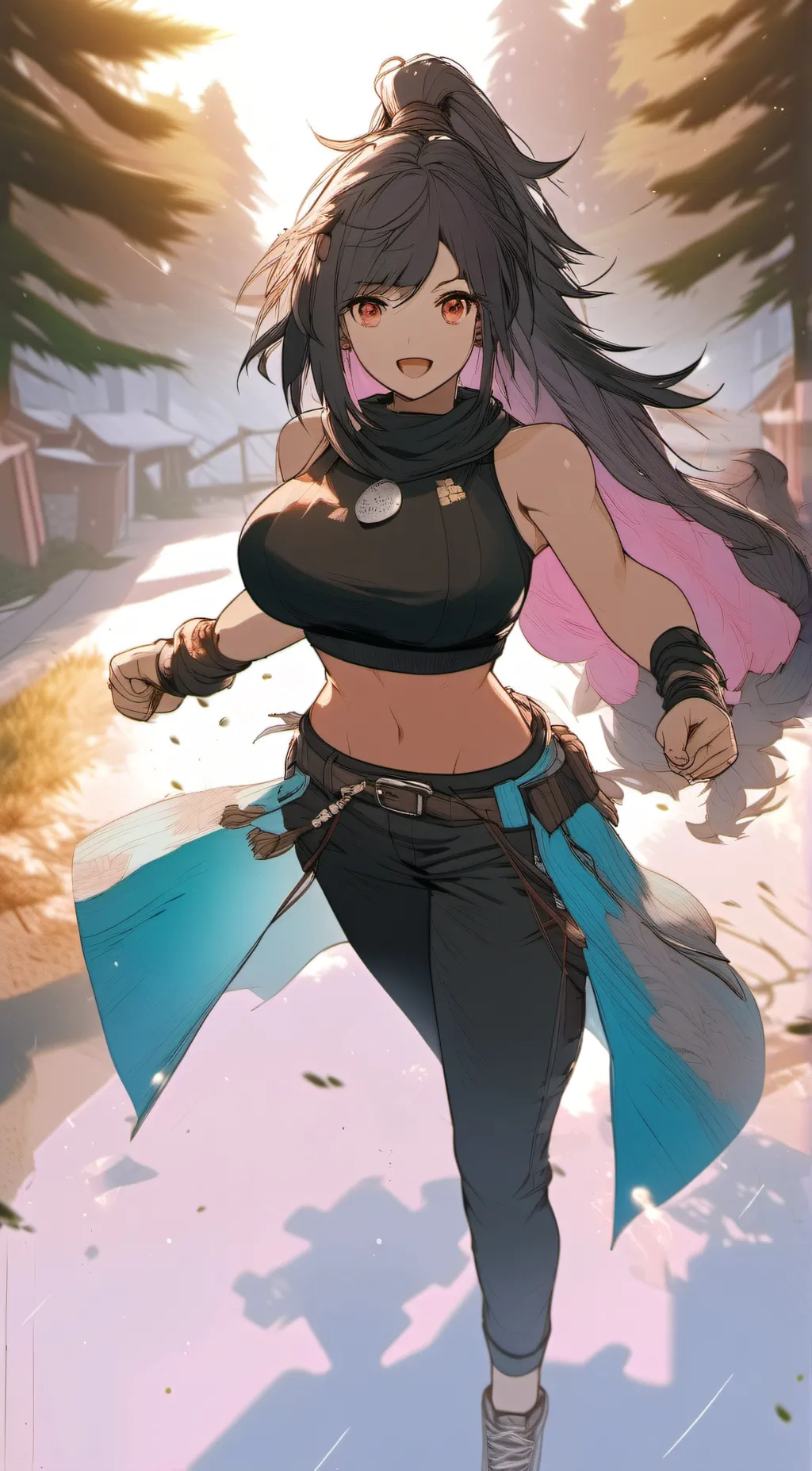 ai character: Luna background