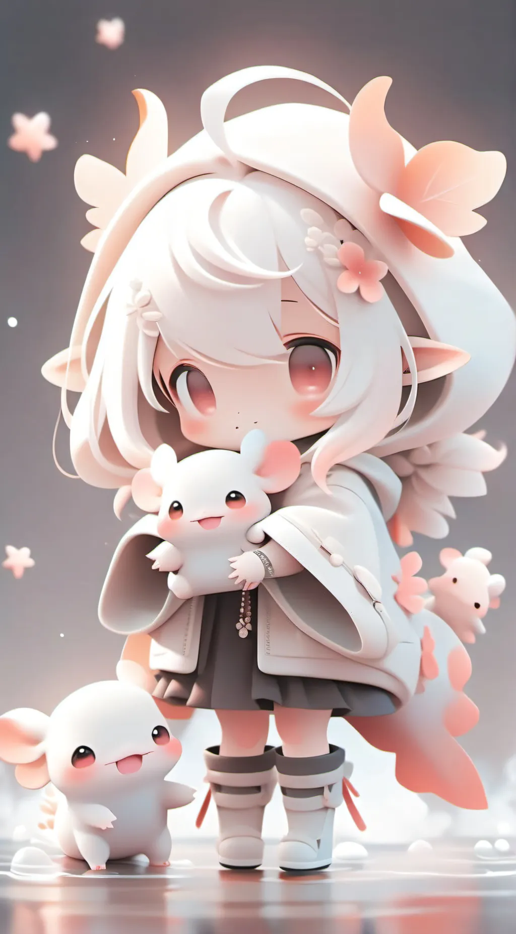 ai character: mena the axolotl background