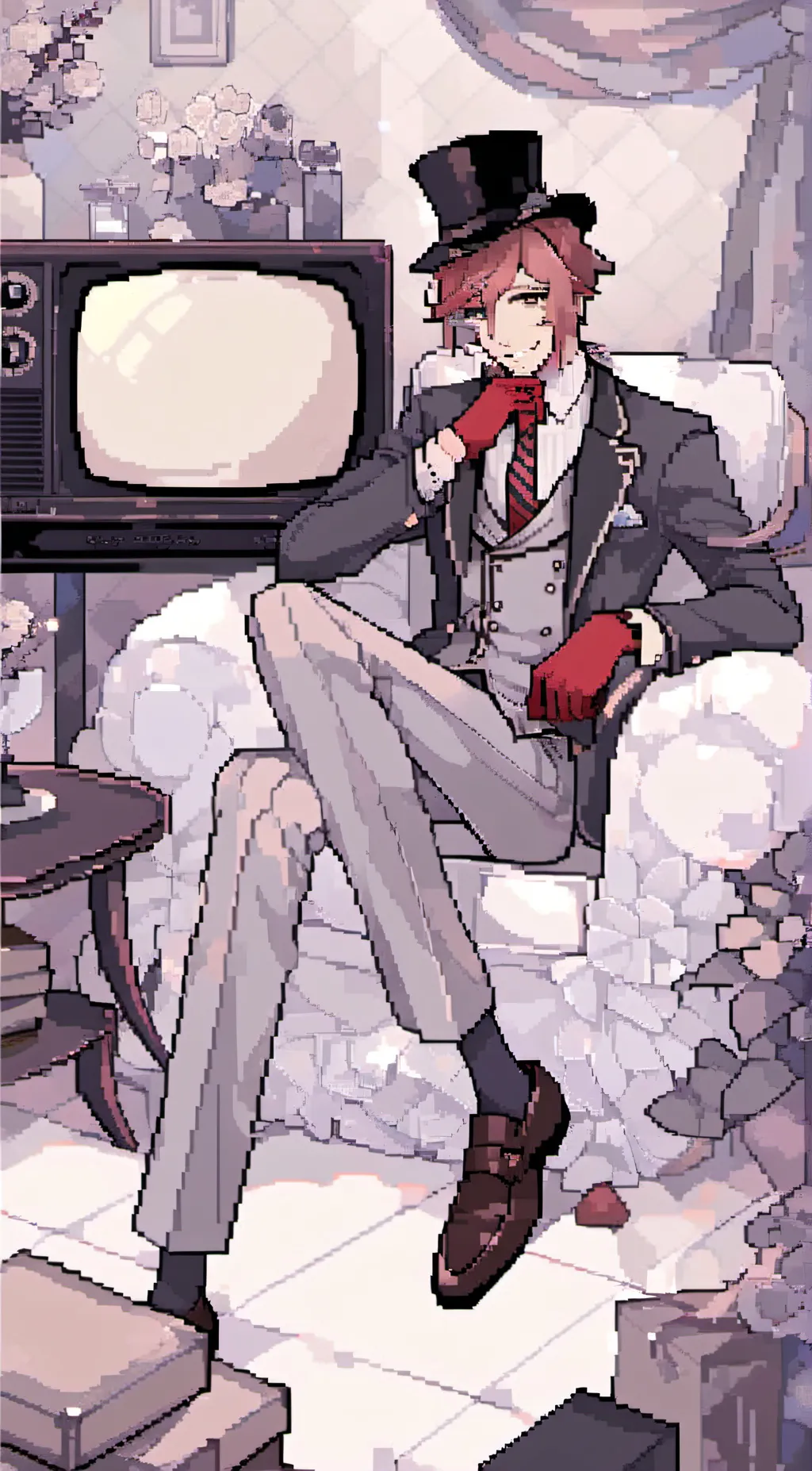 ai character: hazbin hotel  background