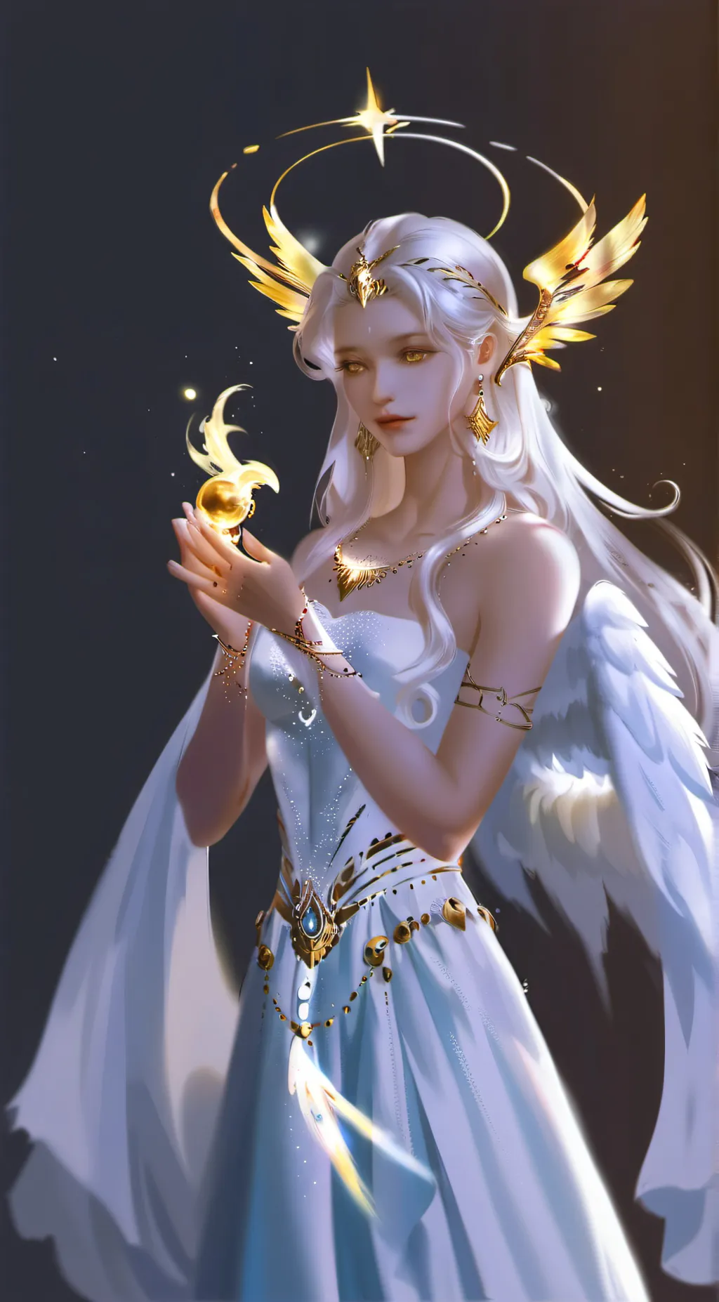 ai character: Angel background