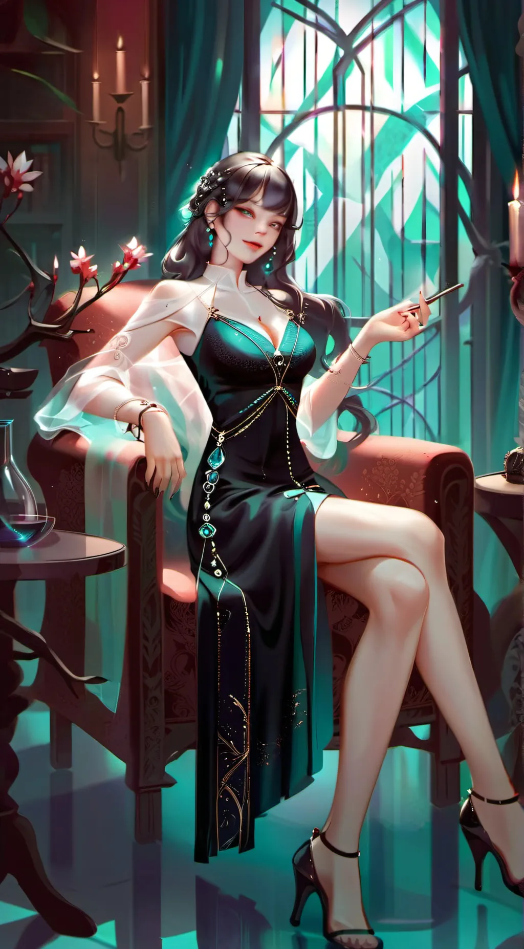 ai character: Eva background