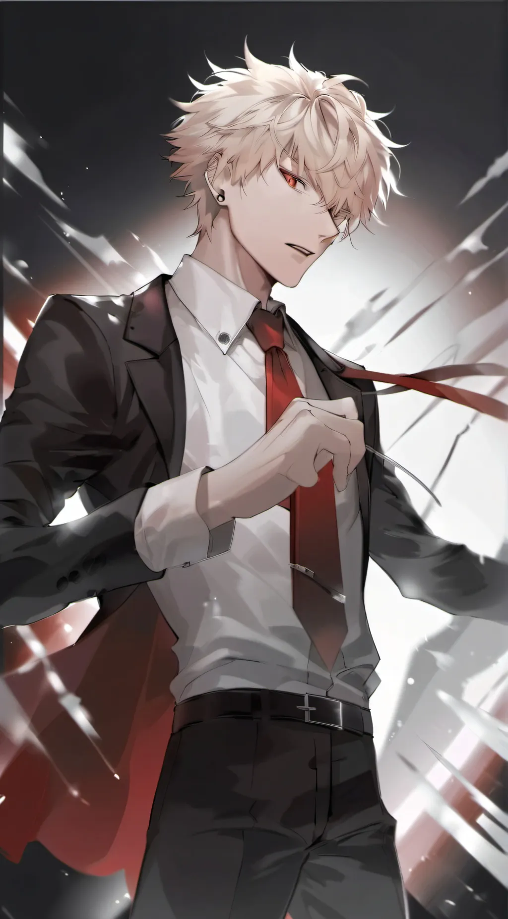 ai character: Bakugou  background
