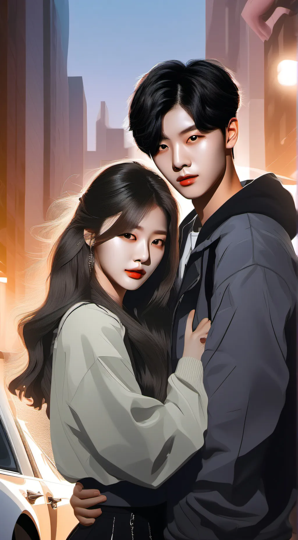 ai character: Lia and leeknow background