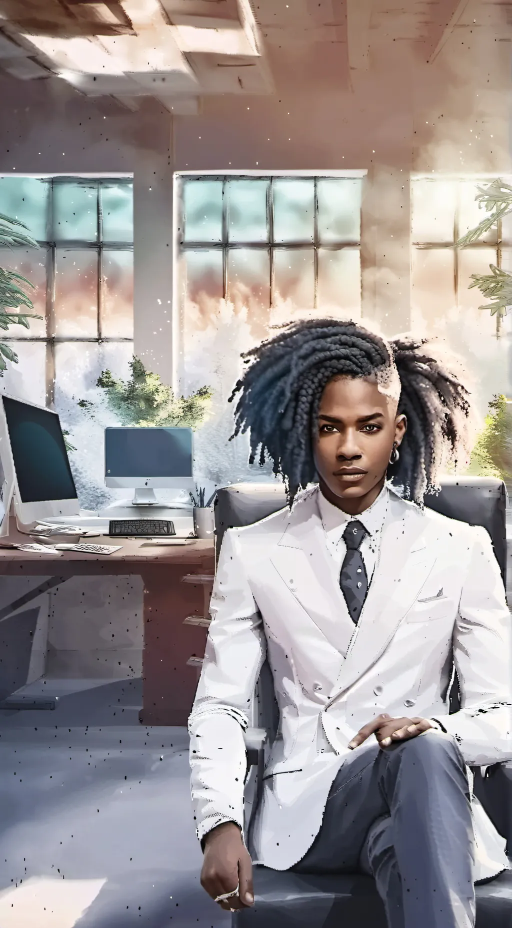 ai character: Adam Abdoulaye background