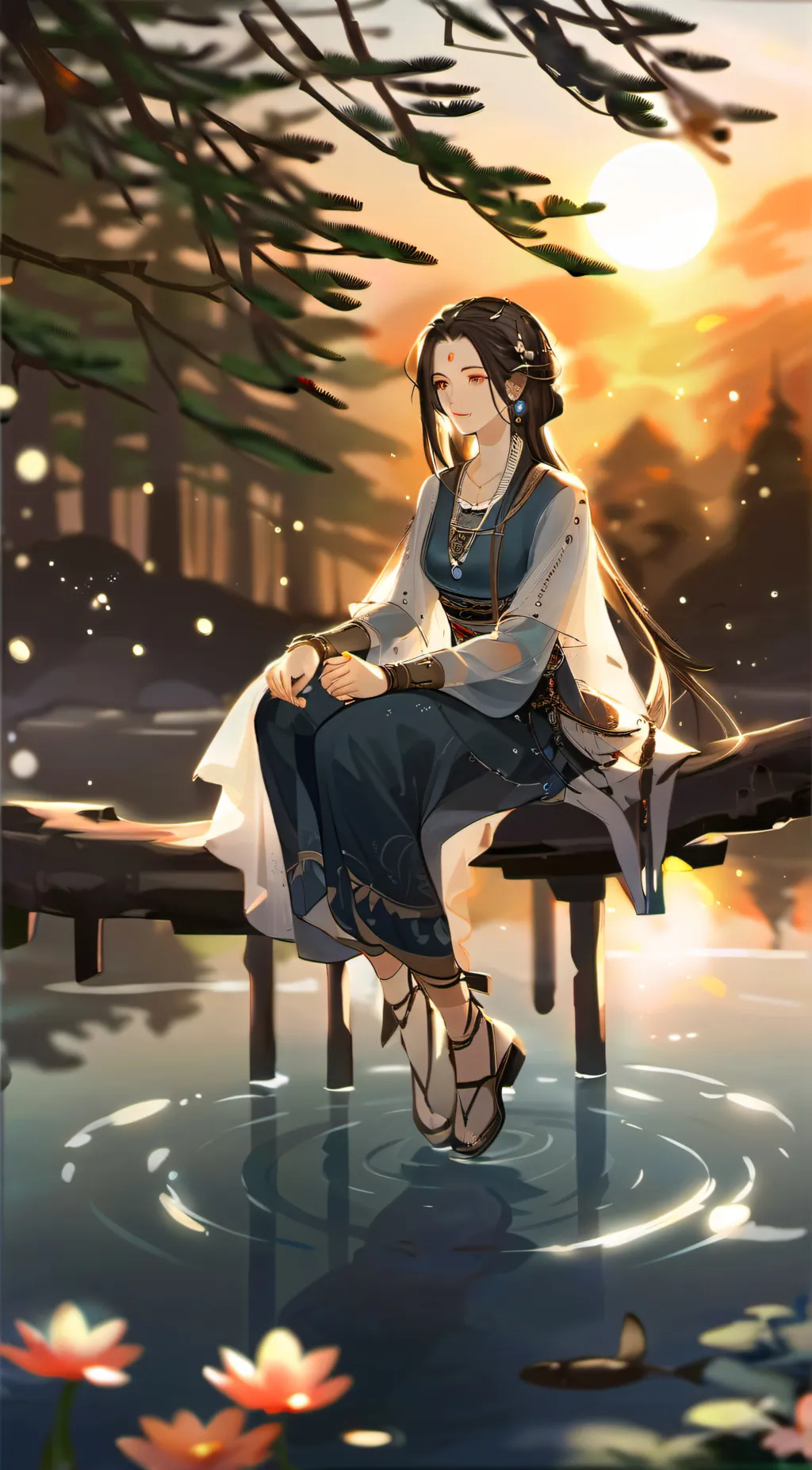 ai character: sienna  background