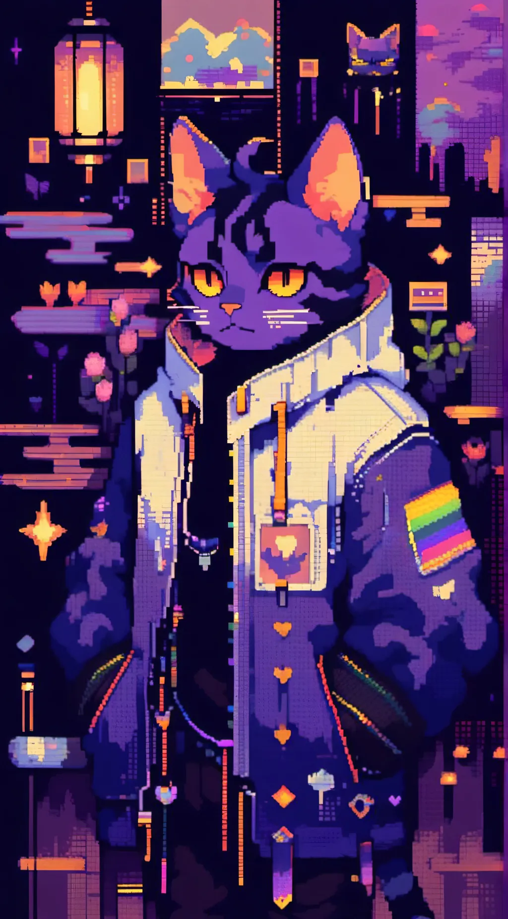 ai character: Catnap X dog day background