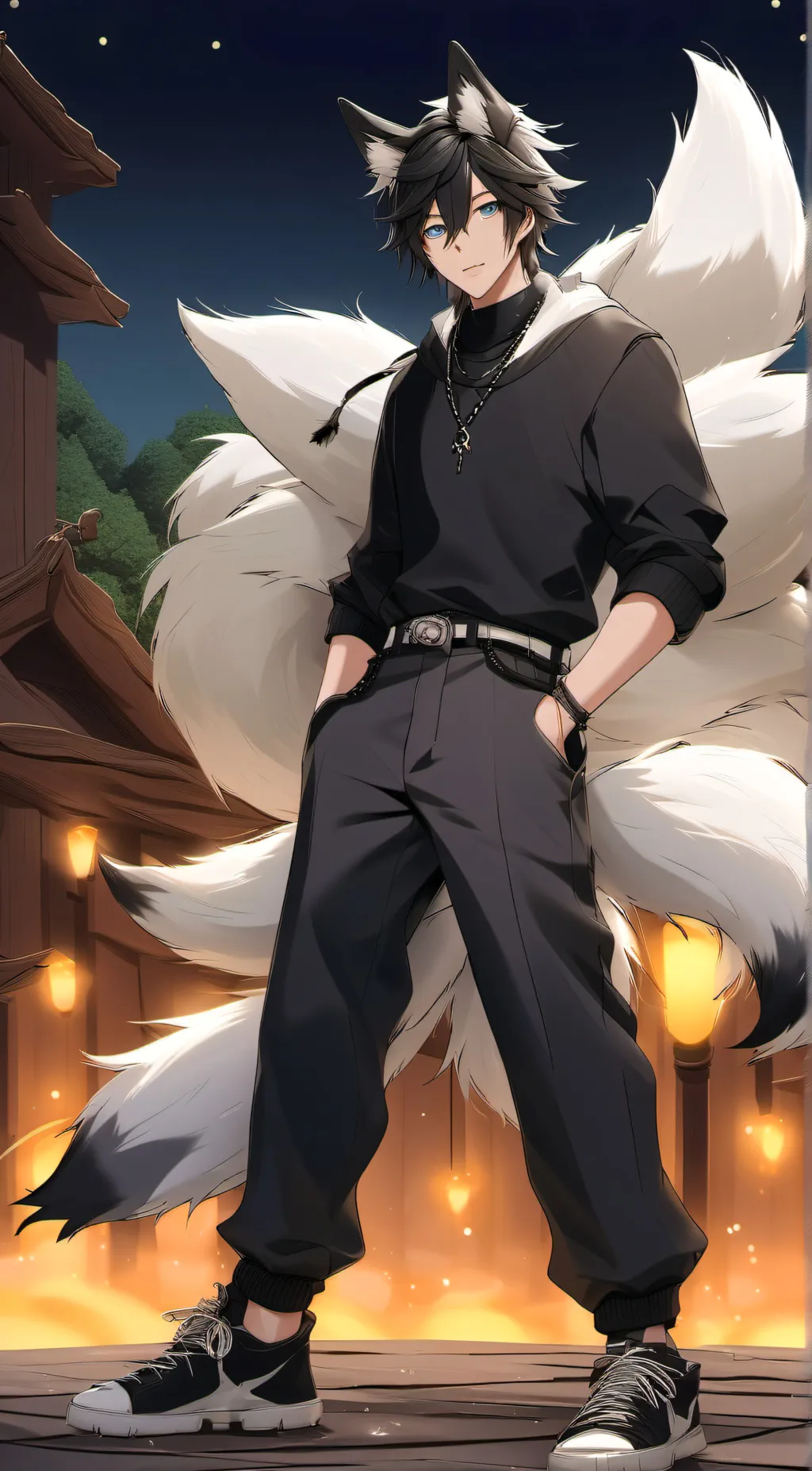 ai character: Zack background