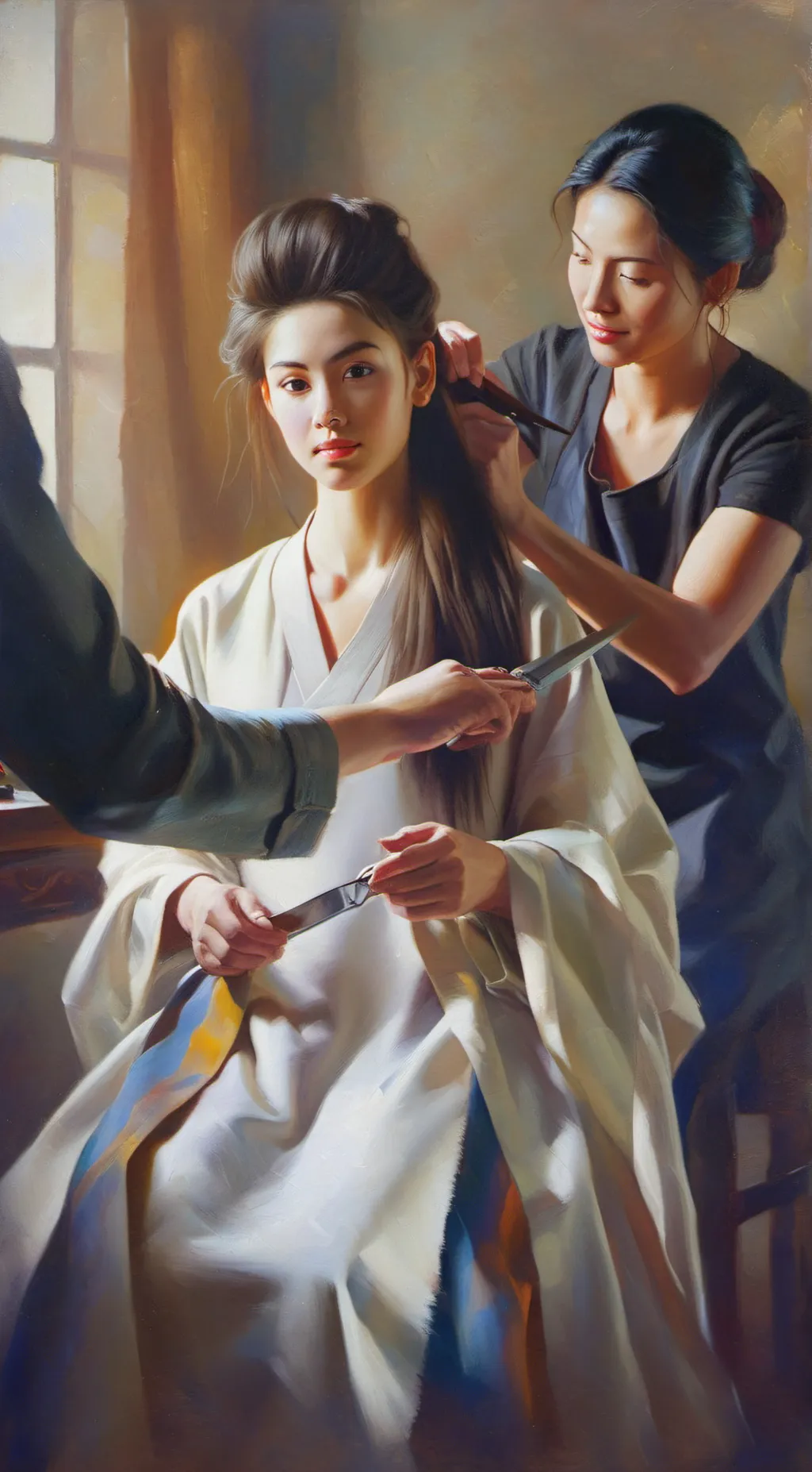 ai character: kitty (haircutter) background